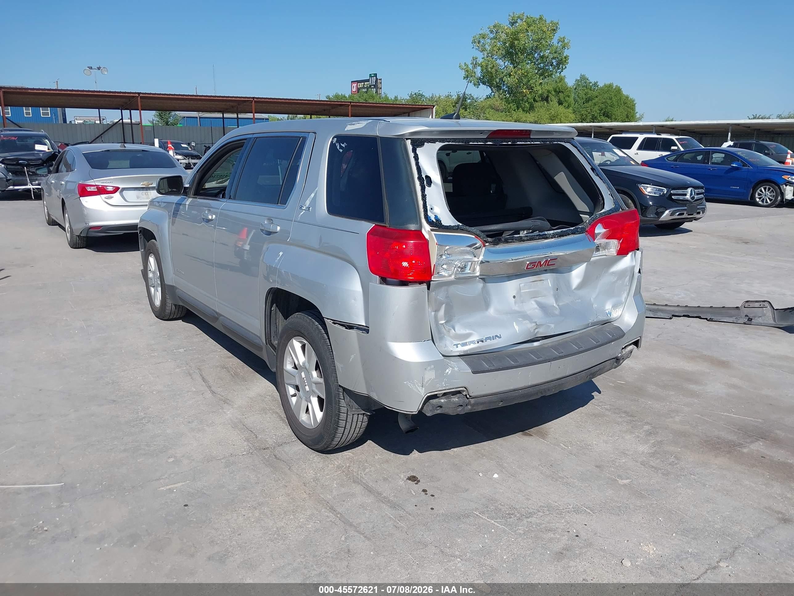 2011 Gmc Terrain Sle-1 Silver vin: 2CTALMEC5B6265422