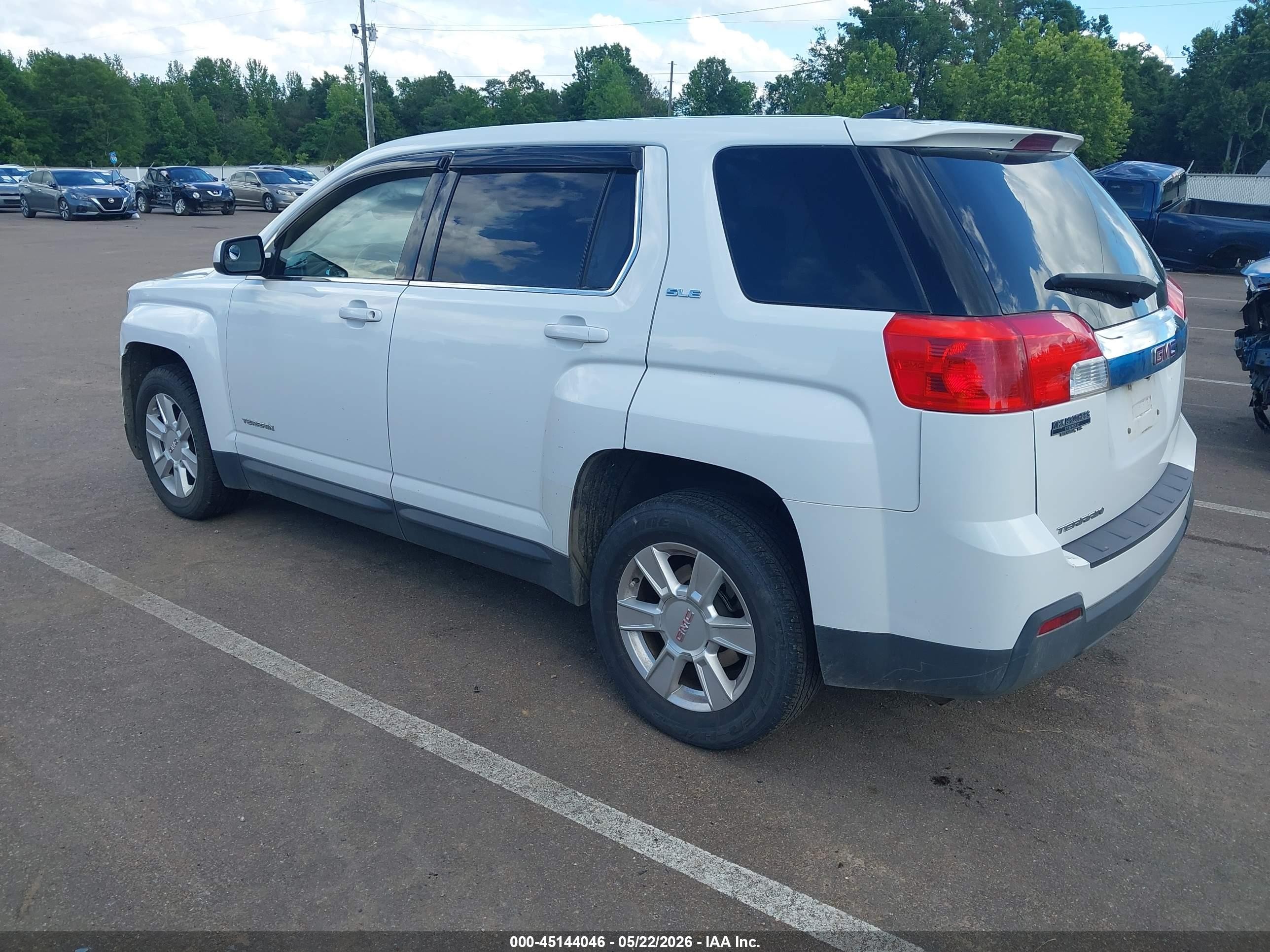 2011 Gmc Terrain Sle-1 White vin: 2CTALMEC5B6401502