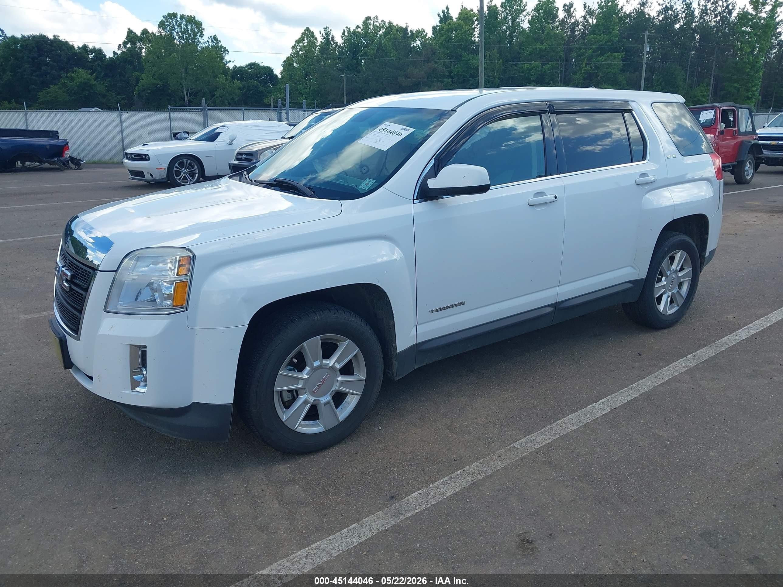 2011 Gmc Terrain Sle-1 White vin: 2CTALMEC5B6401502