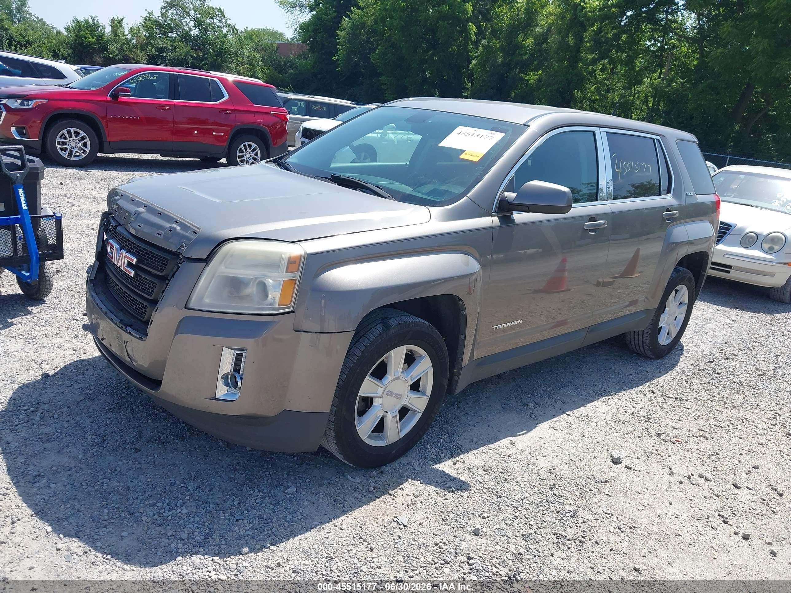 2011 Gmc Terrain Sle-1 Серый vin: 2CTALMEC5B6433107