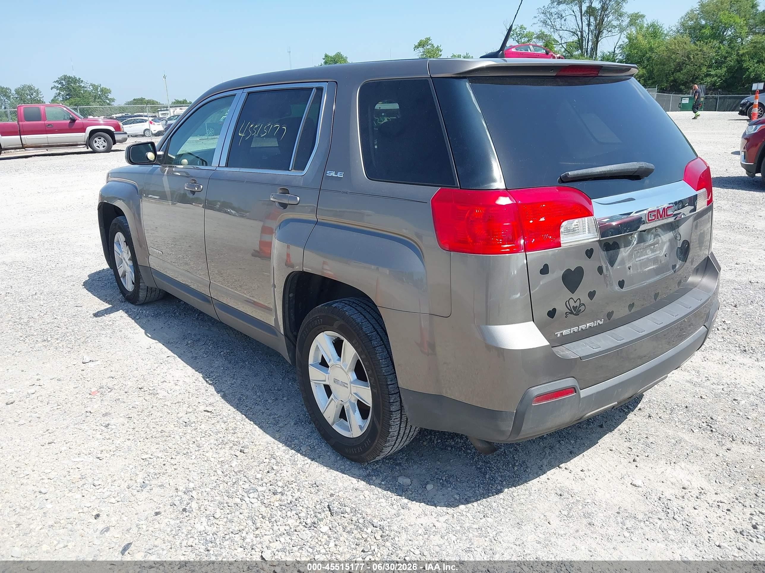 2011 Gmc Terrain Sle-1 Серый vin: 2CTALMEC5B6433107