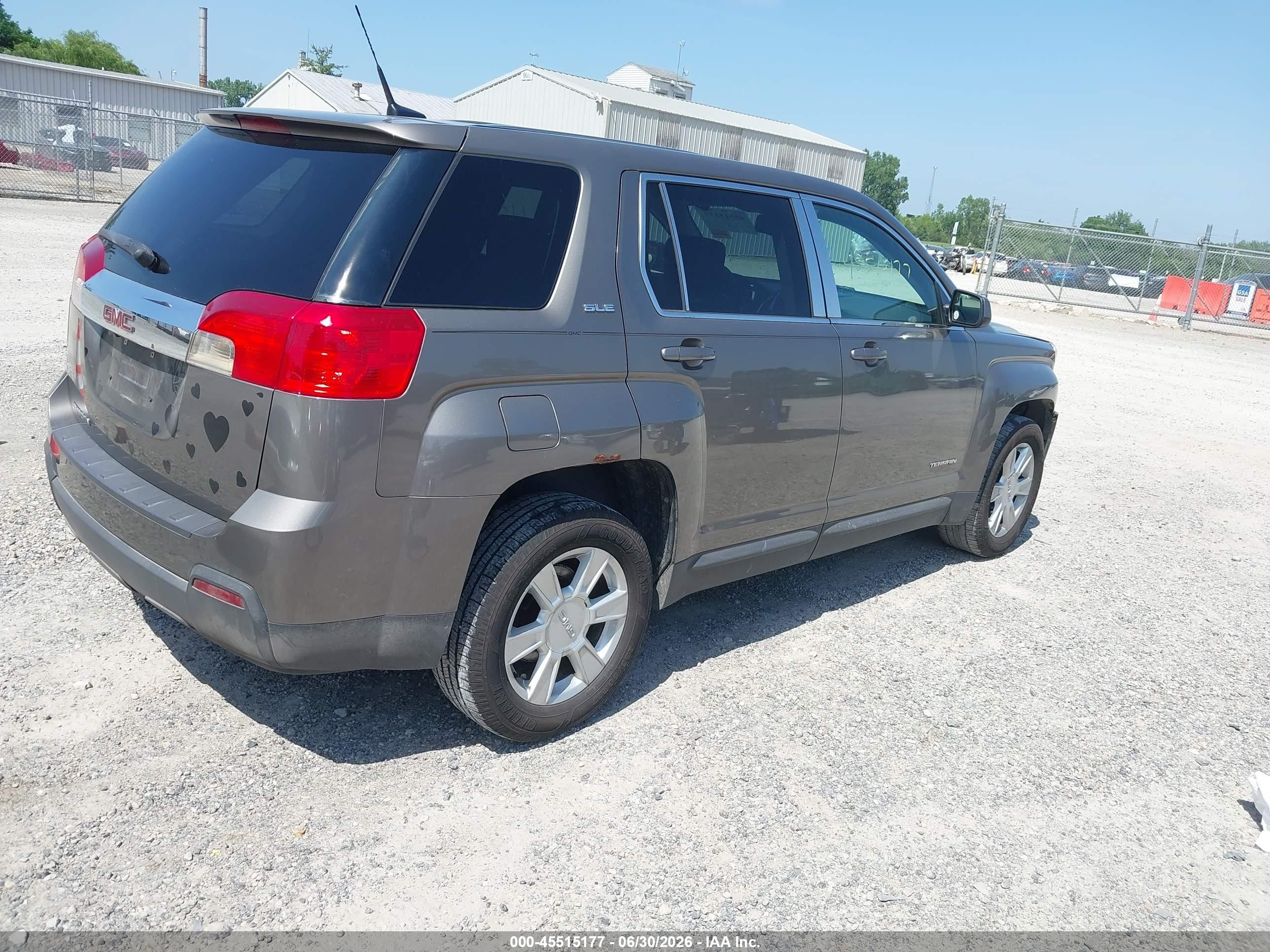 2011 Gmc Terrain Sle-1 Серый vin: 2CTALMEC5B6433107