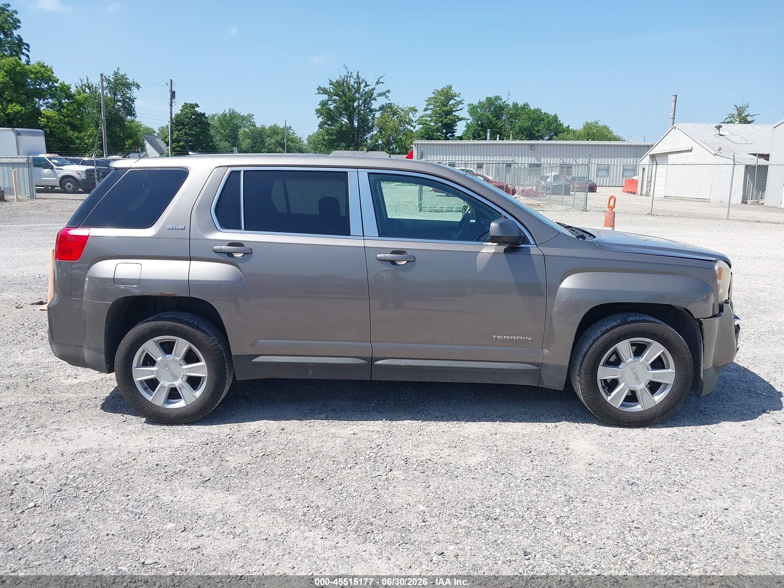 2011 Gmc Terrain Sle-1 Серый vin: 2CTALMEC5B6433107
