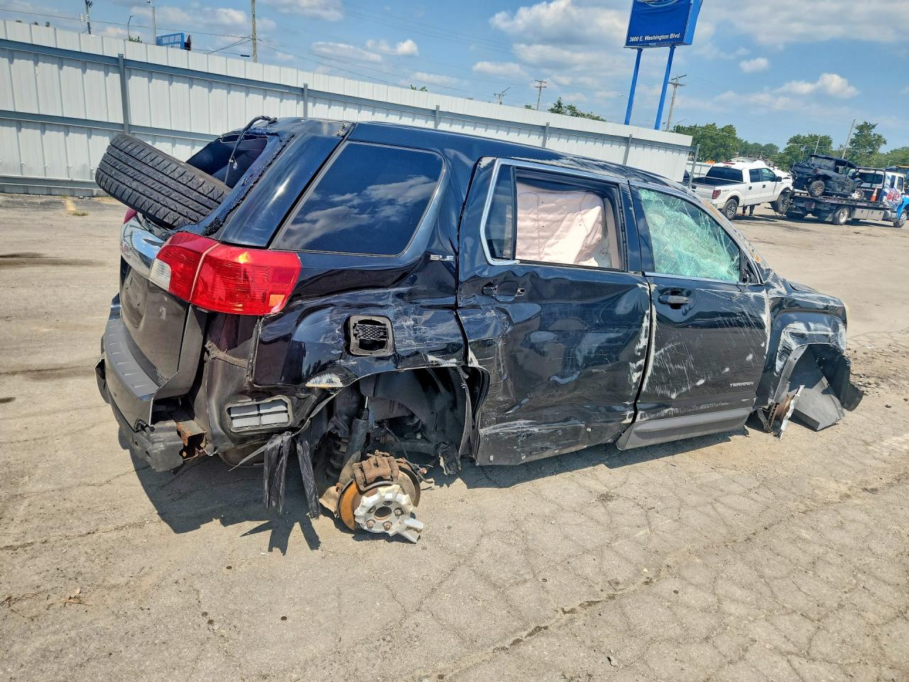 2011 Gmc Terrain Sle Black vin: 2CTALMEC6B6433956