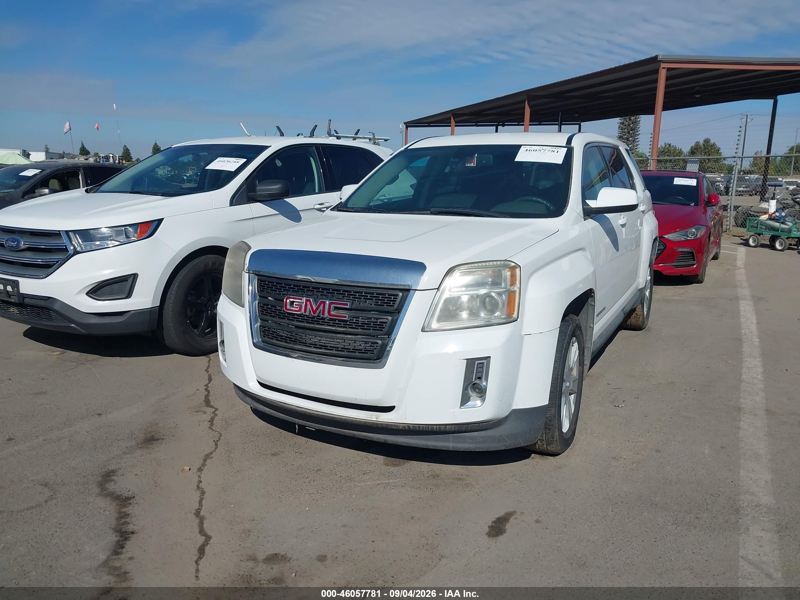 2011 Gmc Terrain Sle-1 White vin: 2CTALMEC6B6480887