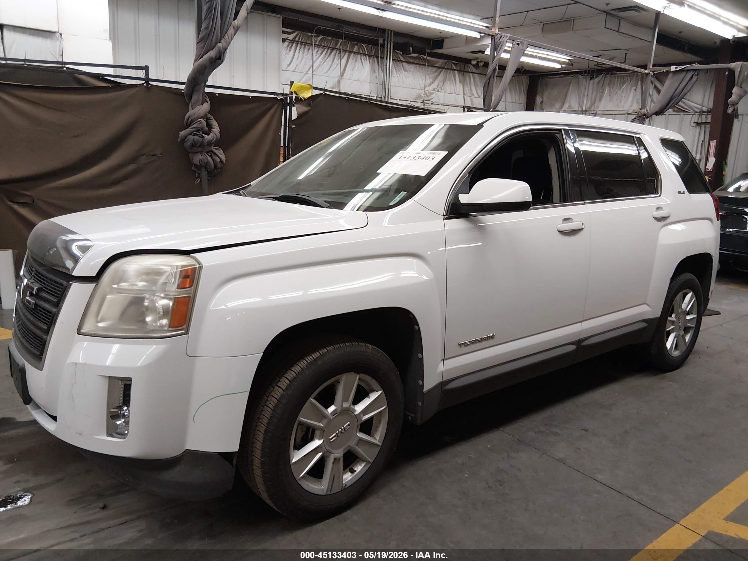 2011 Gmc Terrain Sle-1 White vin: 2CTALMEC7B6428734