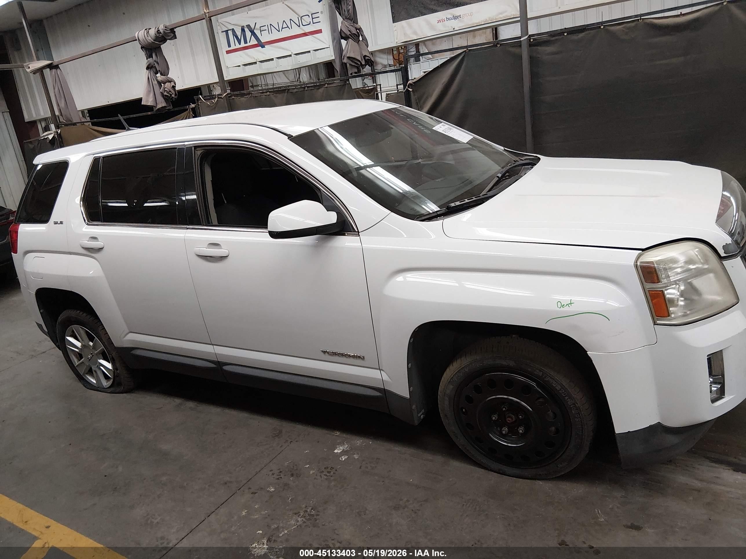 2011 Gmc Terrain Sle-1 White vin: 2CTALMEC7B6428734