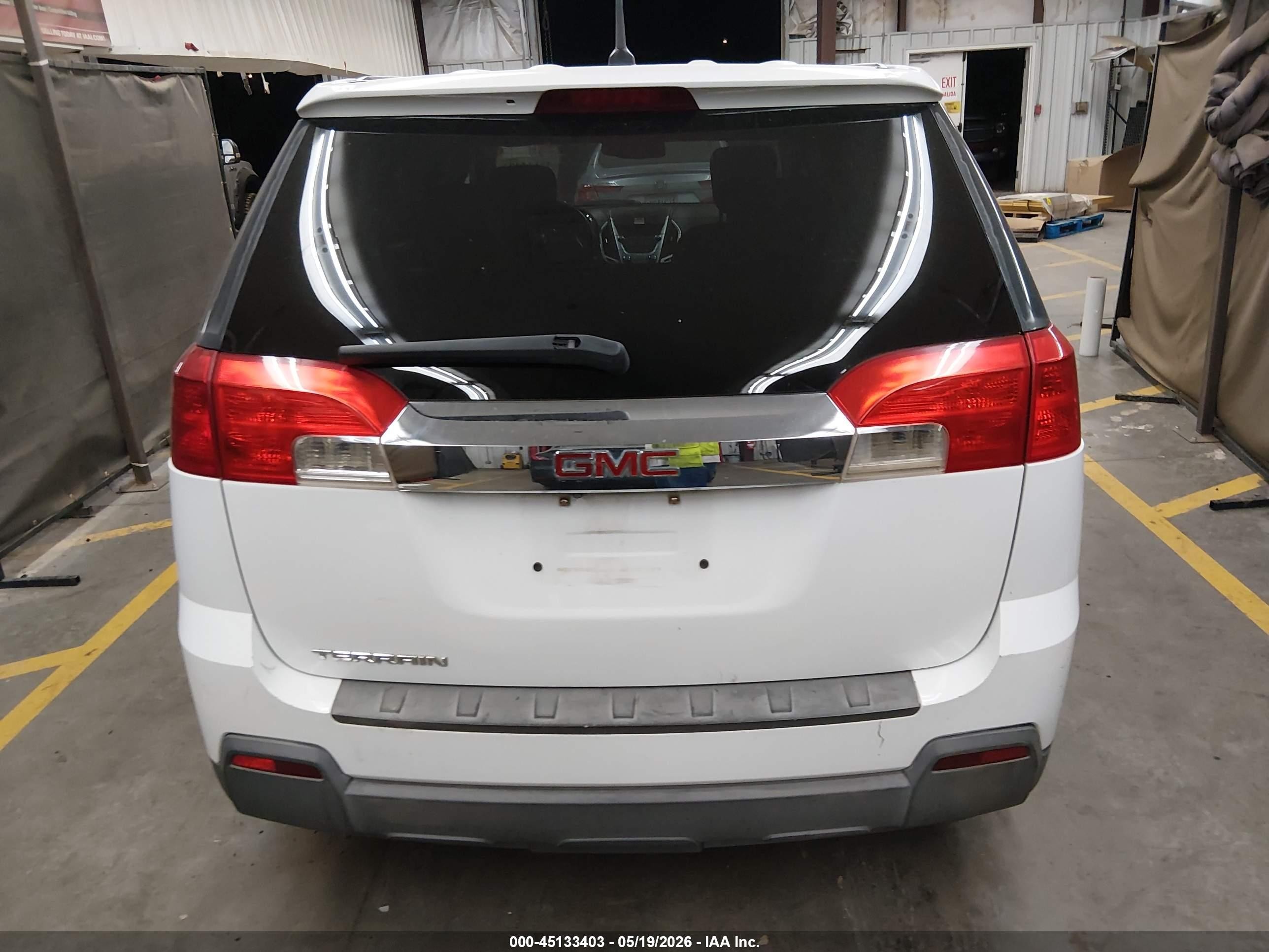 2011 Gmc Terrain Sle-1 White vin: 2CTALMEC7B6428734