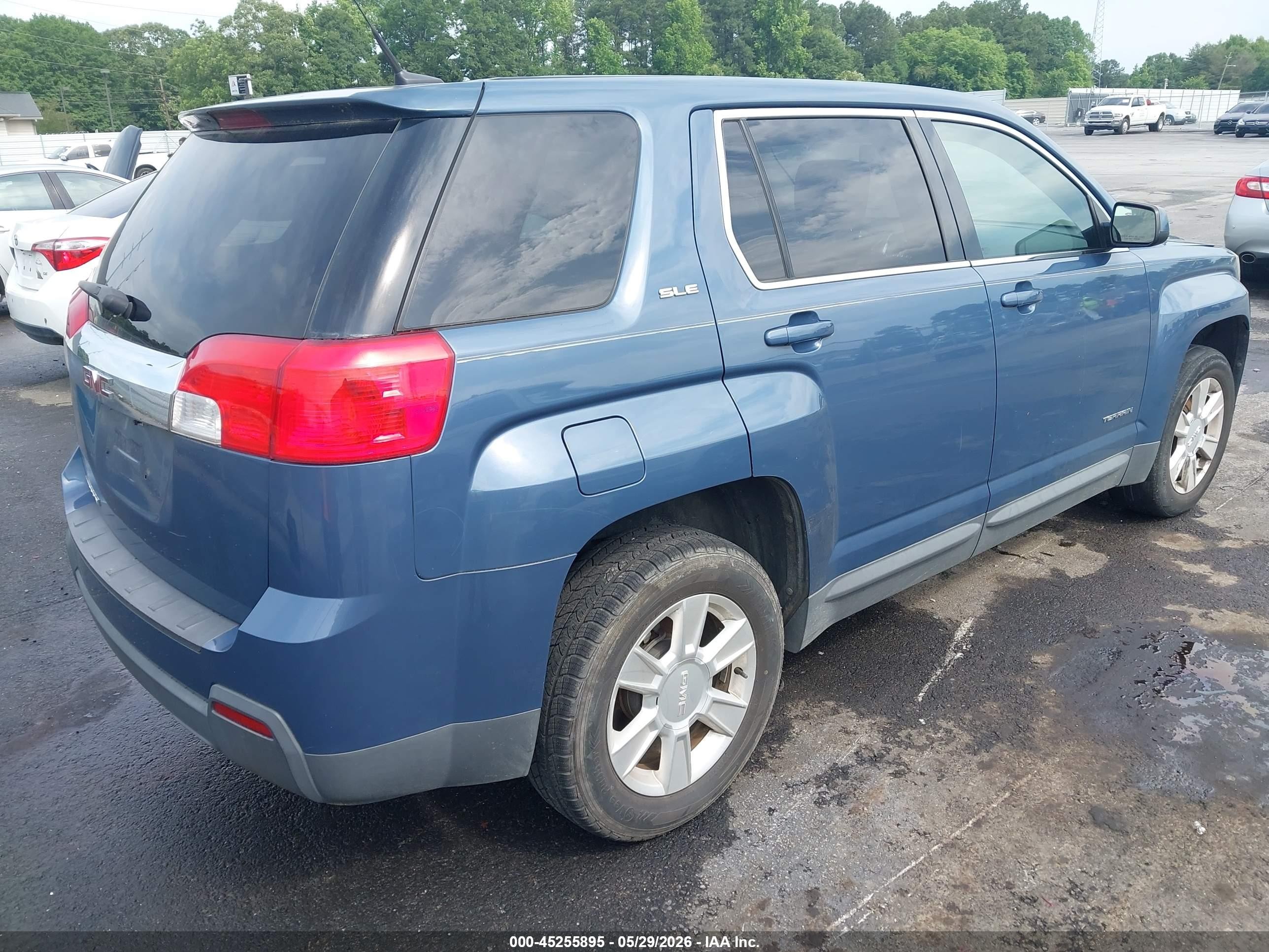 2011 Gmc Terrain Sle-1 Blue vin: 2CTALMEC8B6320946