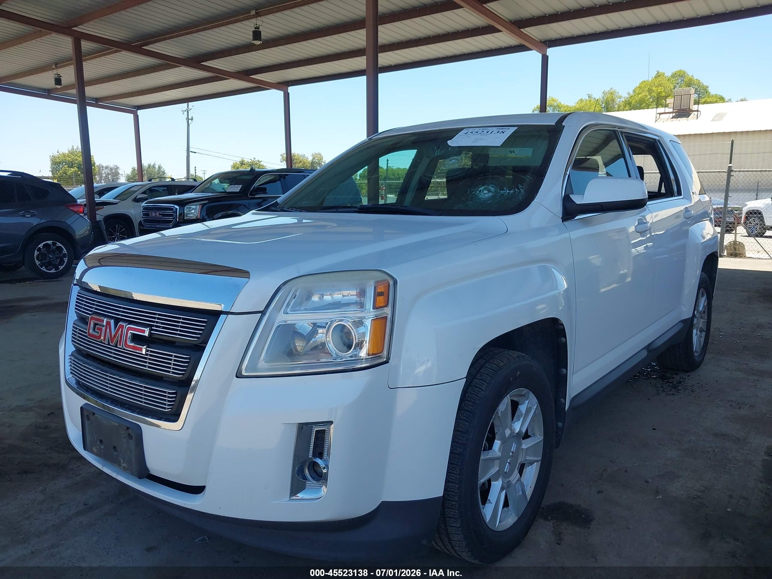 2011 Gmc Terrain Sle-1 White vin: 2CTALMEC8B6405009