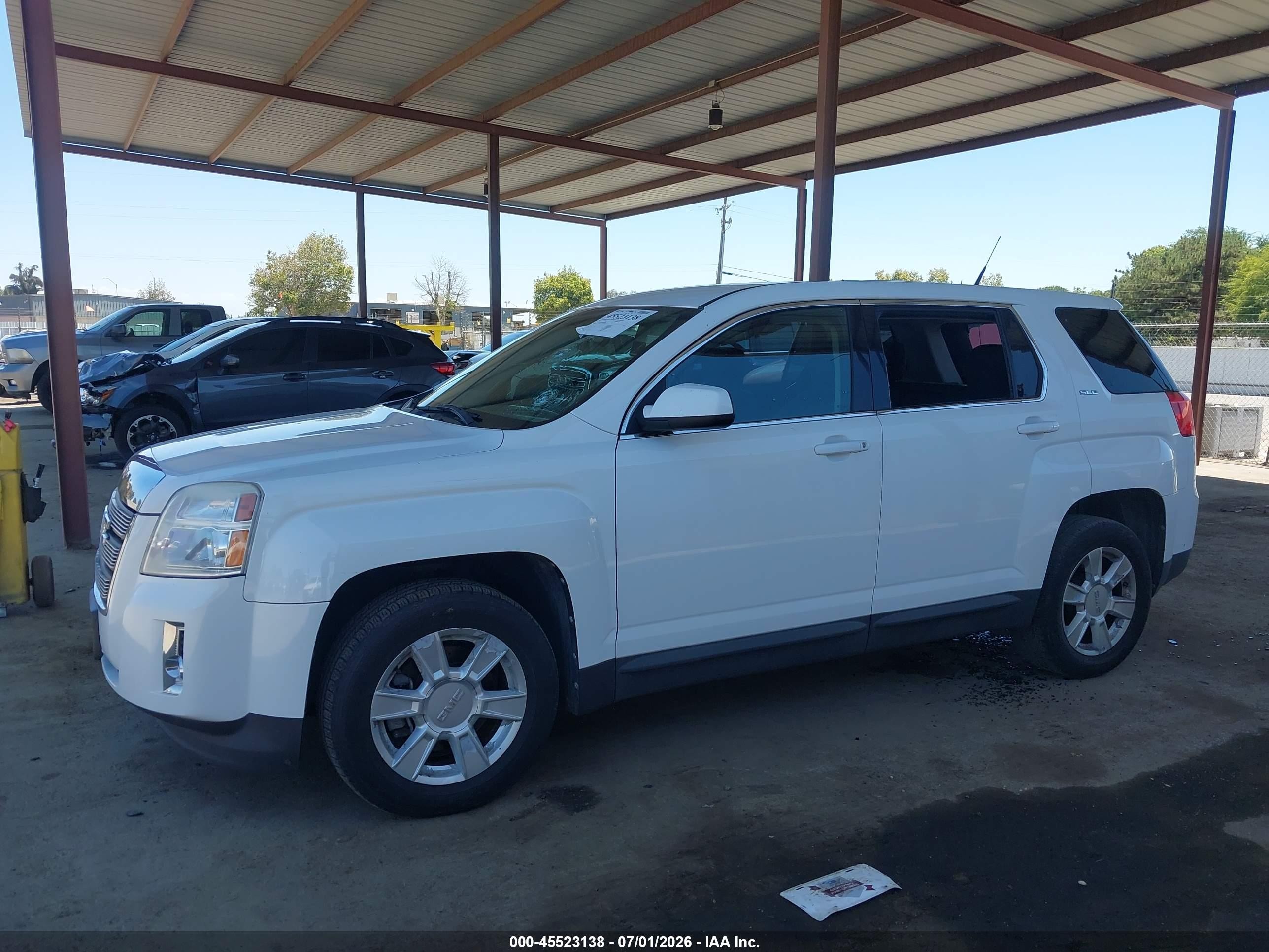 2011 Gmc Terrain Sle-1 White vin: 2CTALMEC8B6405009