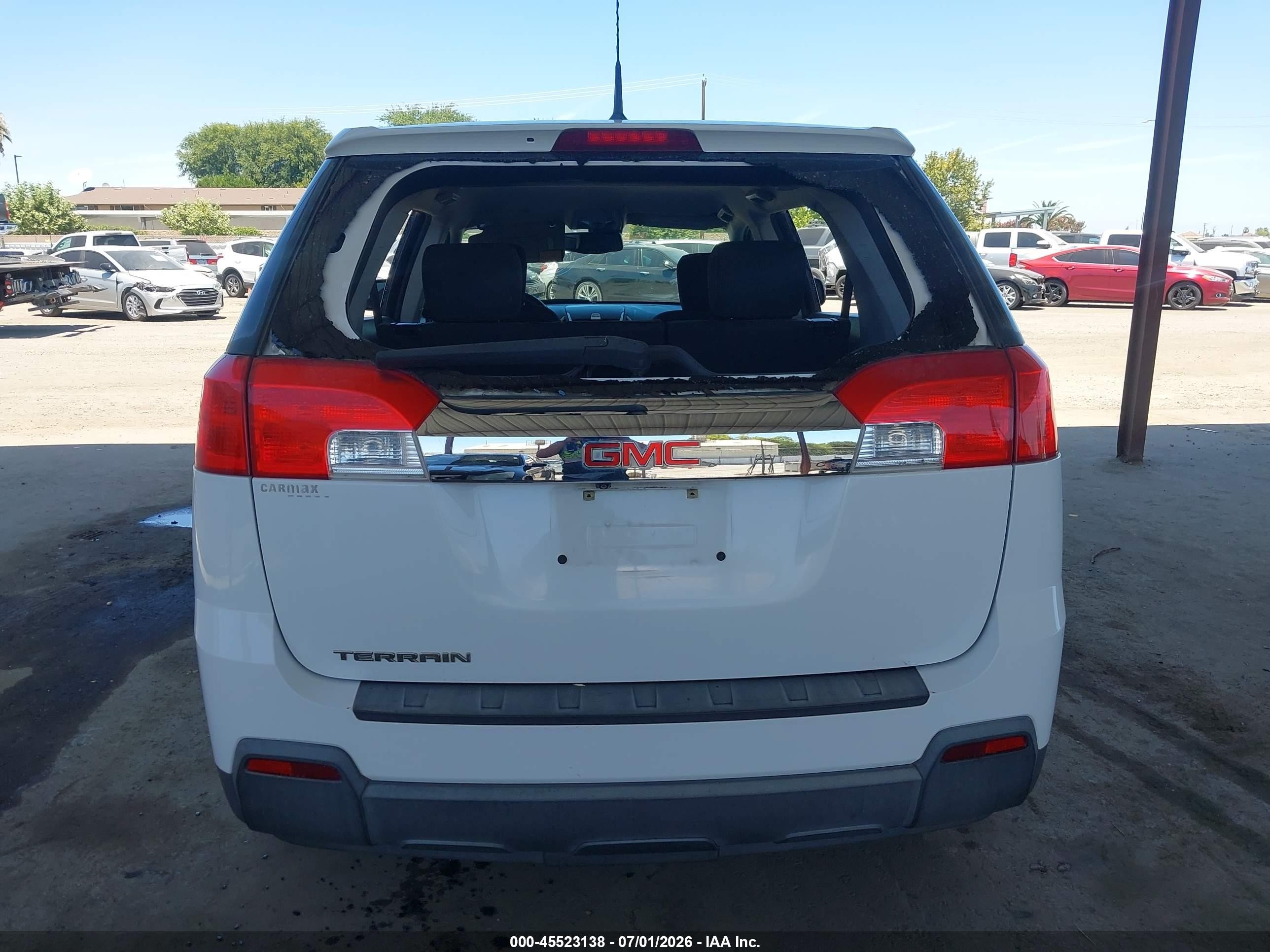 2011 Gmc Terrain Sle-1 White vin: 2CTALMEC8B6405009