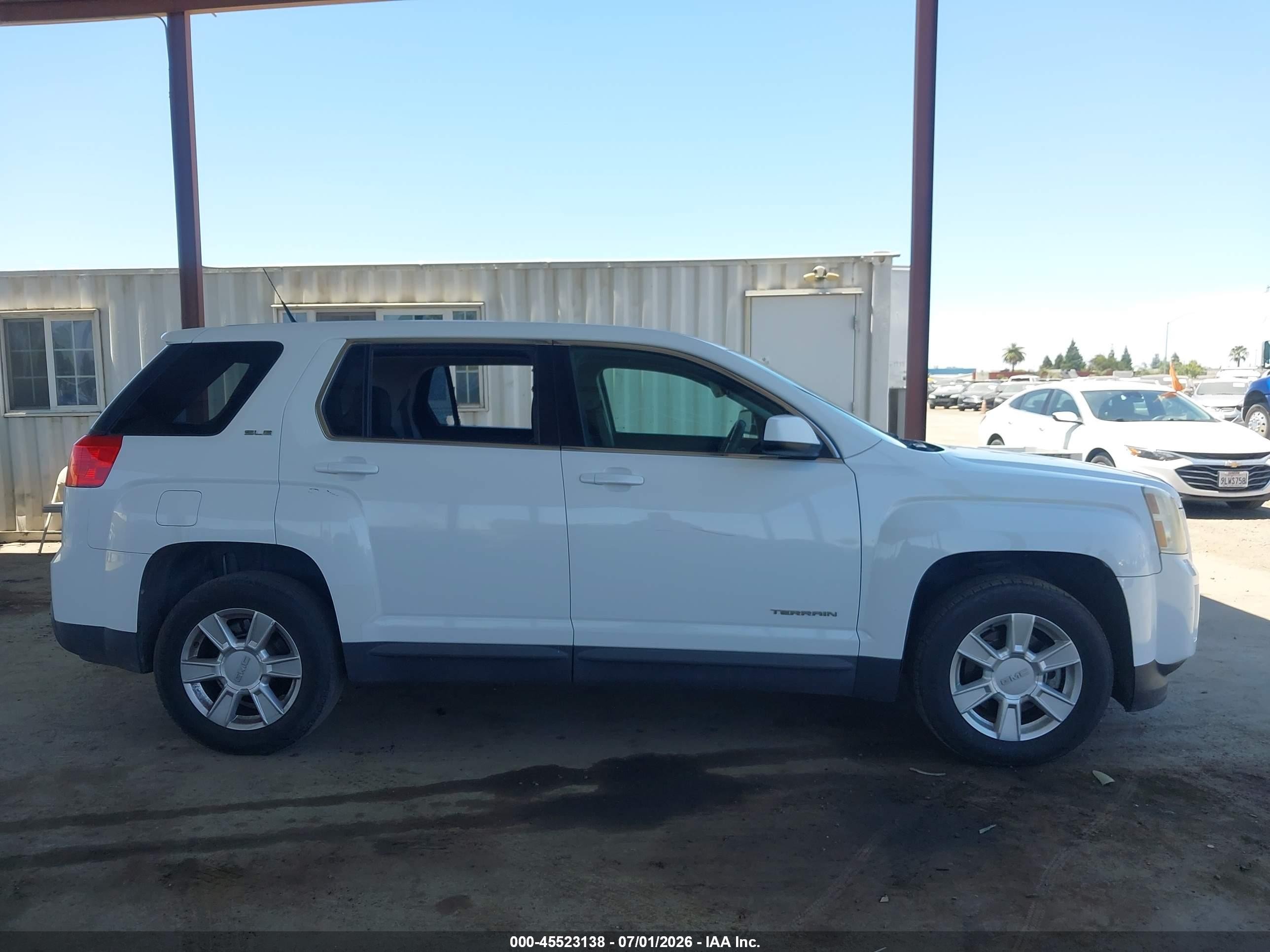2011 Gmc Terrain Sle-1 White vin: 2CTALMEC8B6405009