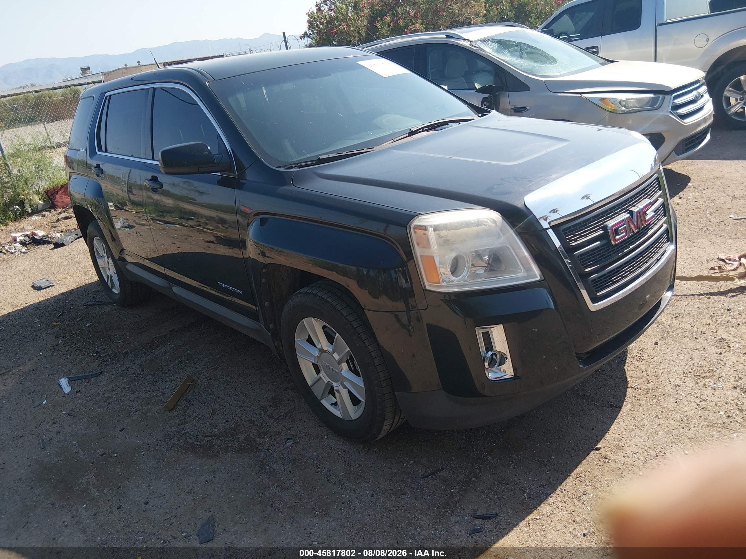 2011 Gmc Terrain Sle-1 Black vin: 2CTALMEC8B6433313