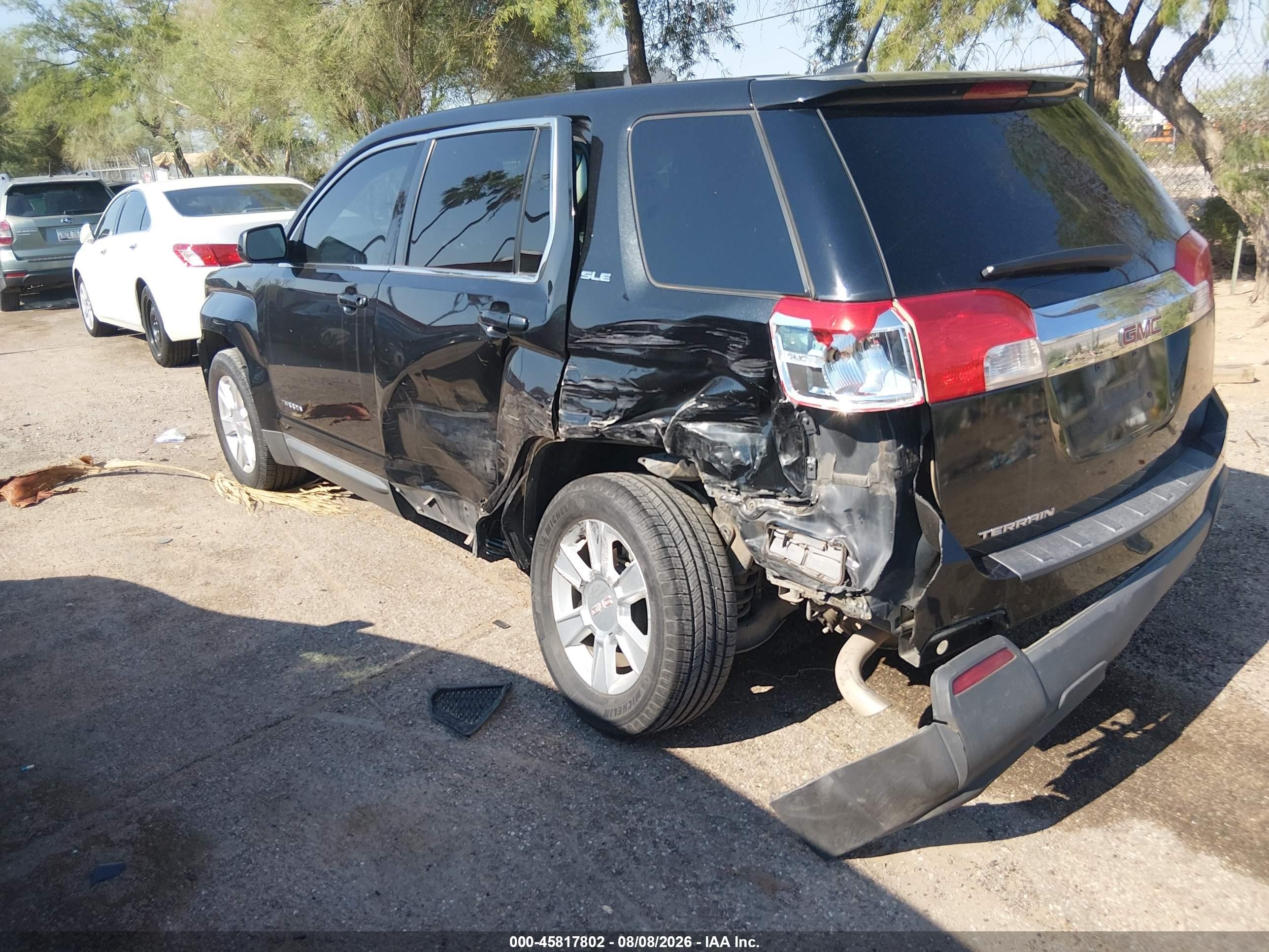 2011 Gmc Terrain Sle-1 Black vin: 2CTALMEC8B6433313
