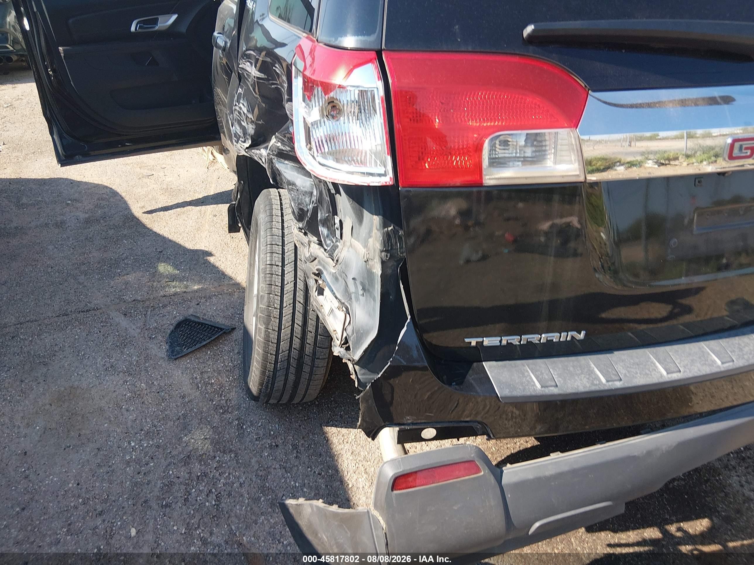 2011 Gmc Terrain Sle-1 Black vin: 2CTALMEC8B6433313