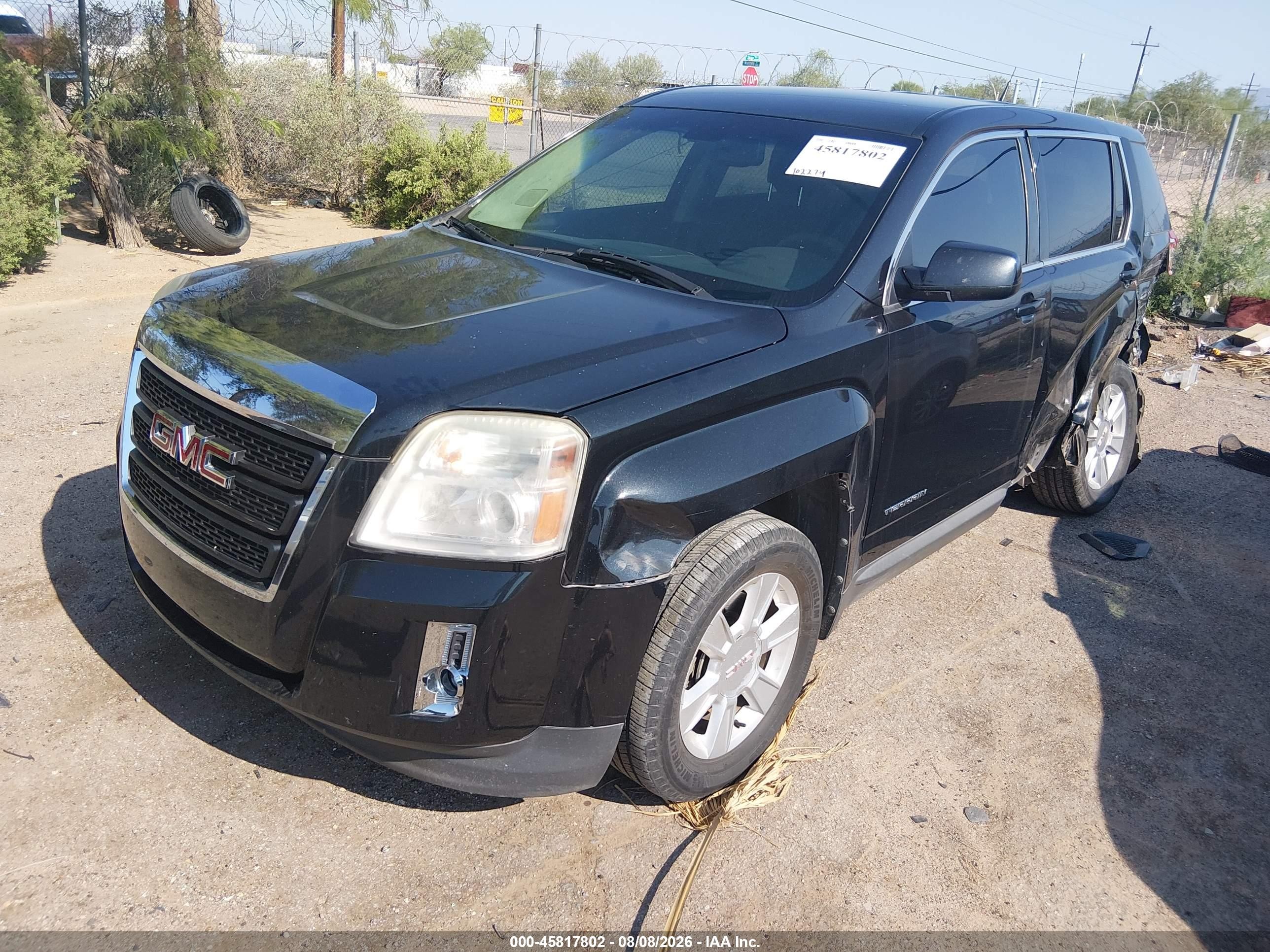 2011 Gmc Terrain Sle-1 Black vin: 2CTALMEC8B6433313