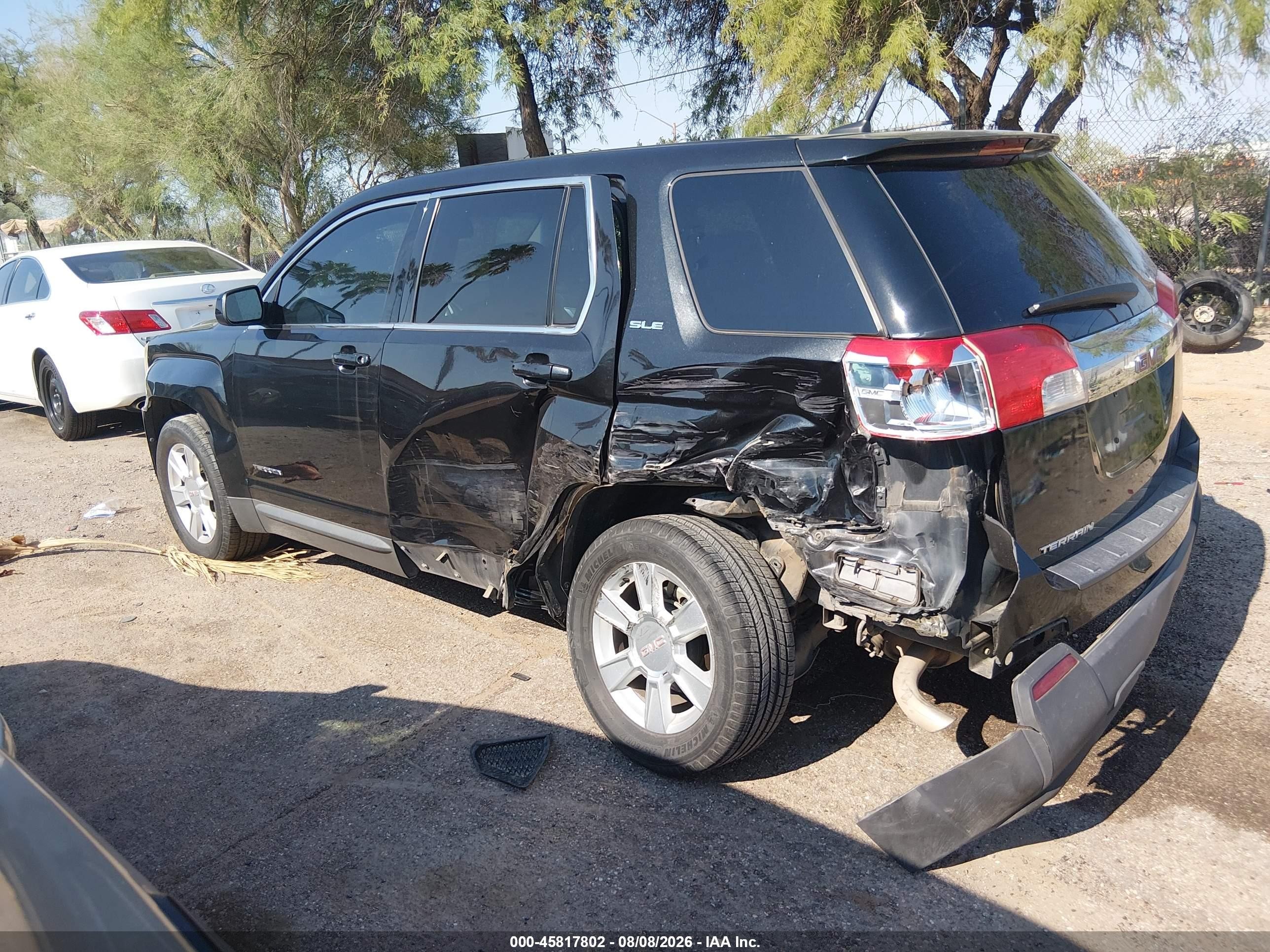 2011 Gmc Terrain Sle-1 Black vin: 2CTALMEC8B6433313