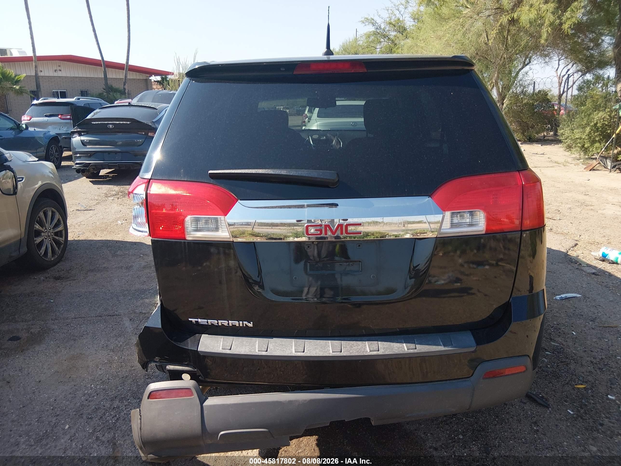 2011 Gmc Terrain Sle-1 Black vin: 2CTALMEC8B6433313
