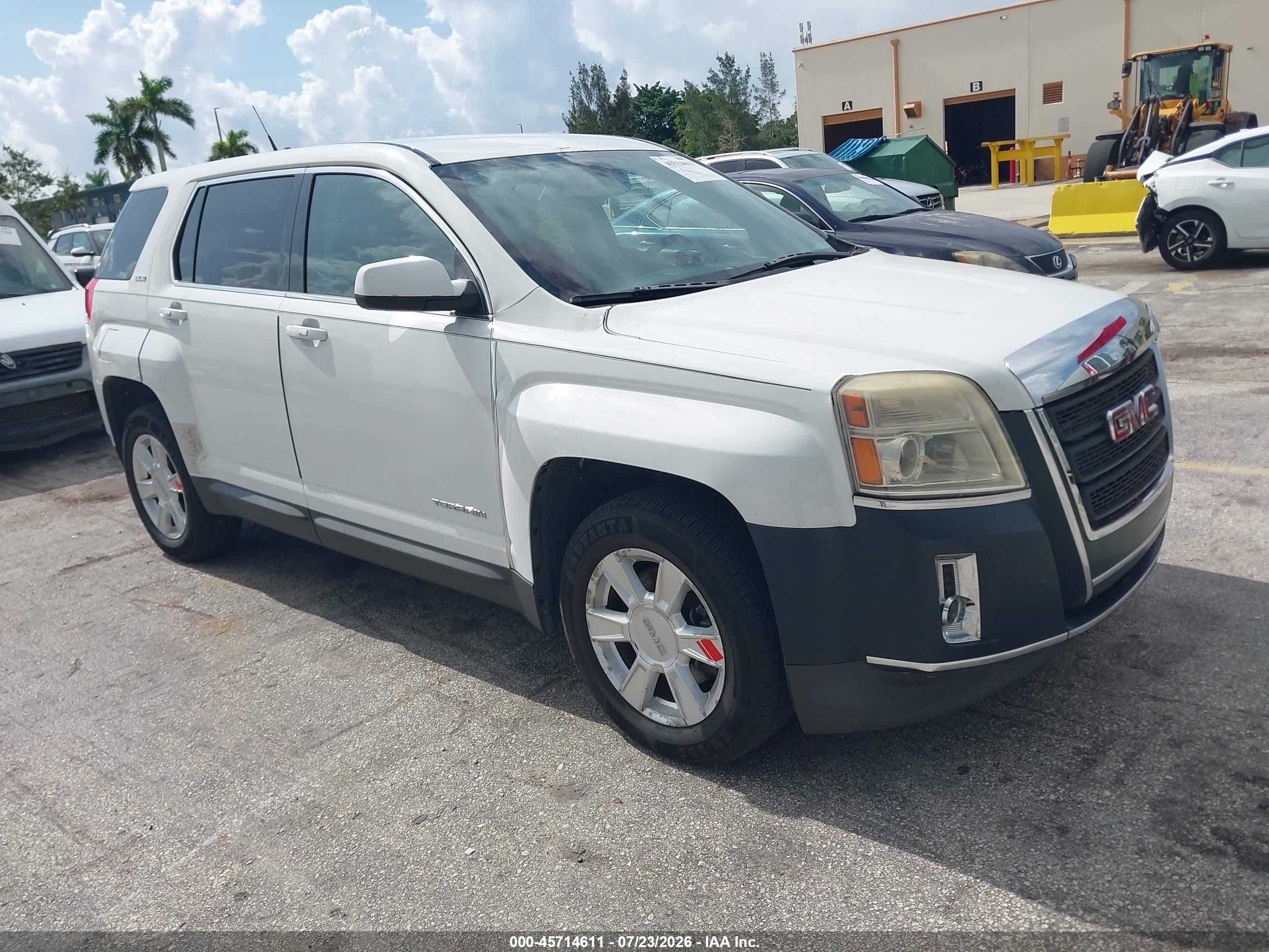 2011 Gmc Terrain Sle-1 White vin: 2CTALMEC9B6289741