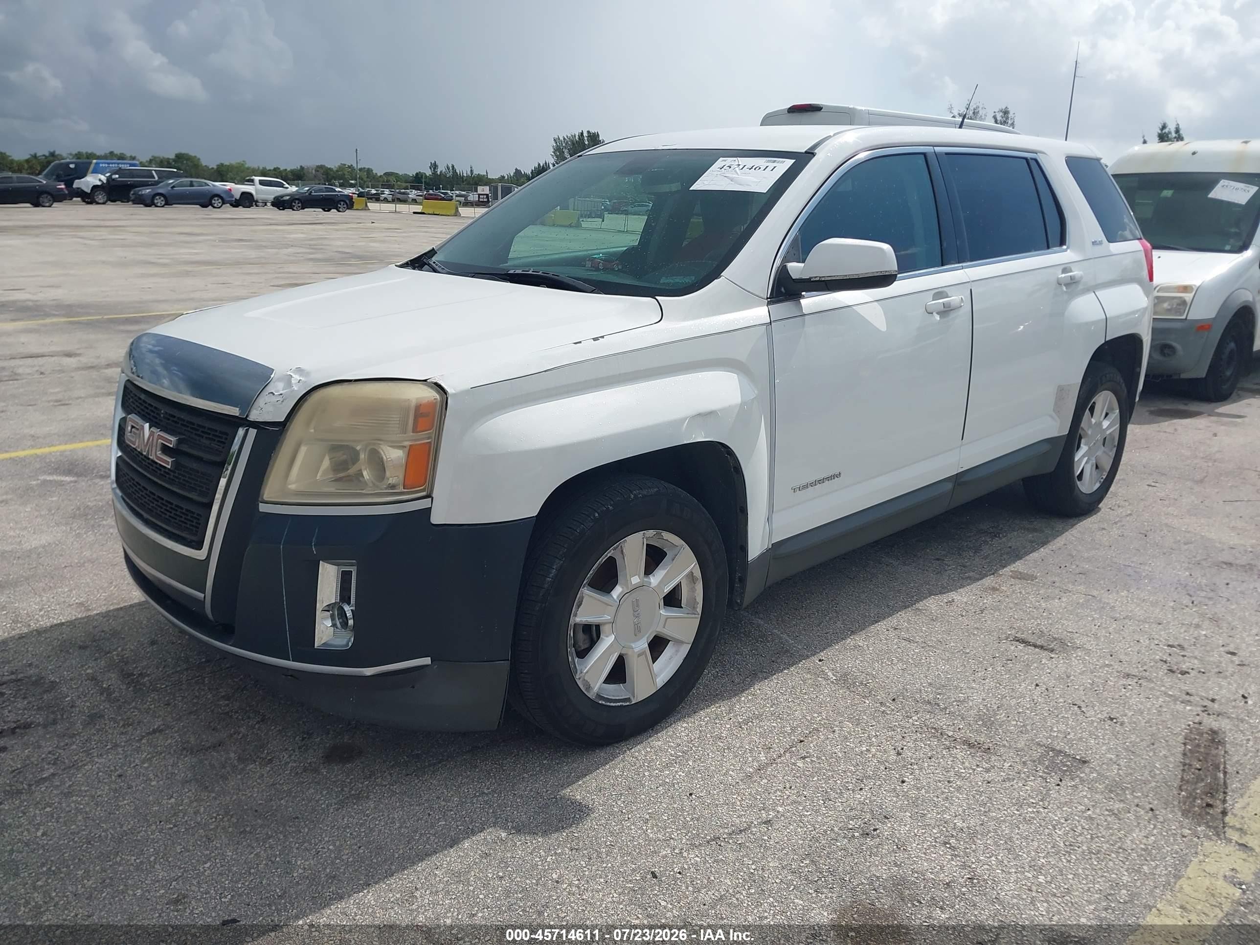 2011 Gmc Terrain Sle-1 White vin: 2CTALMEC9B6289741
