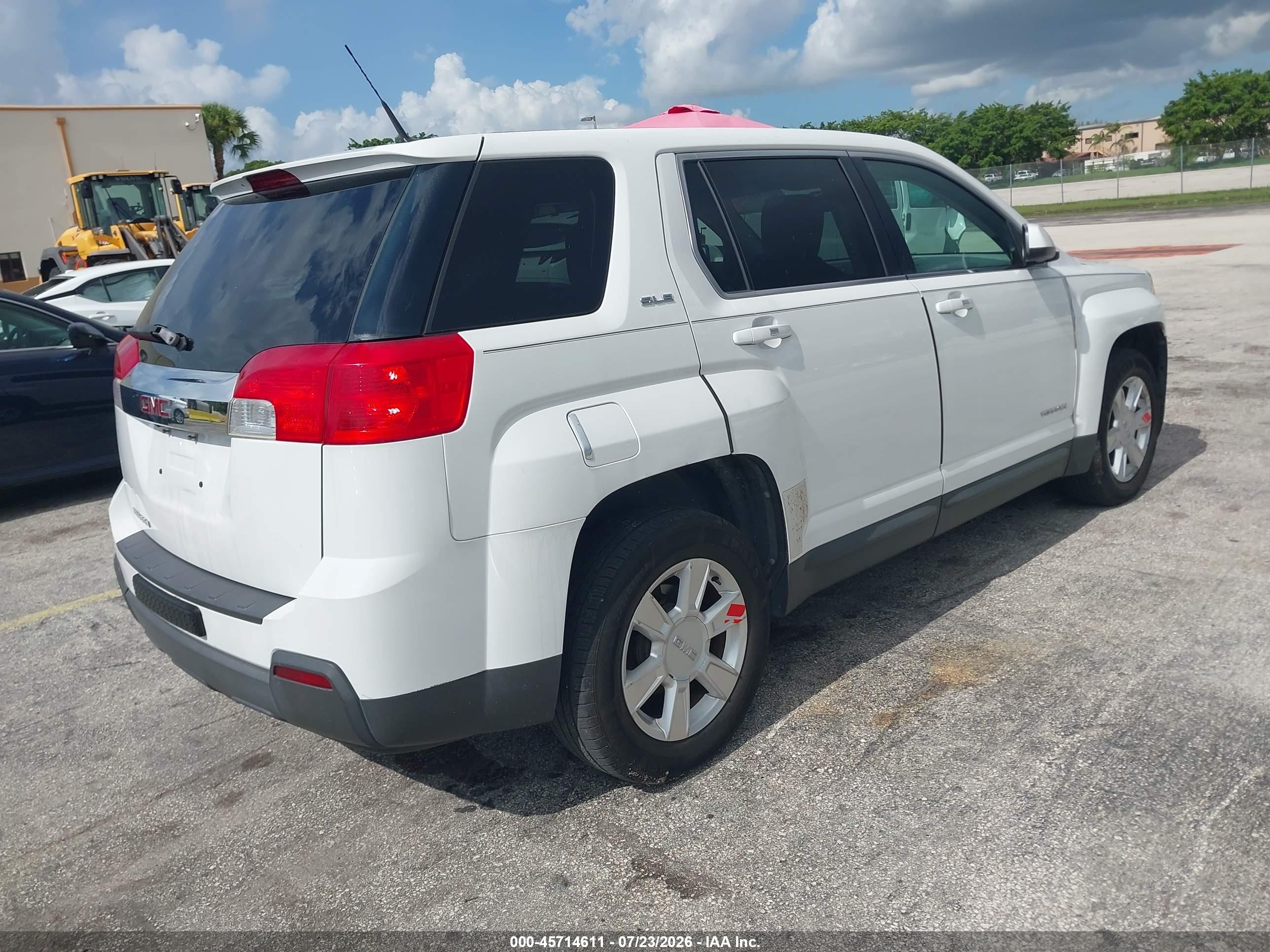 2011 Gmc Terrain Sle-1 White vin: 2CTALMEC9B6289741