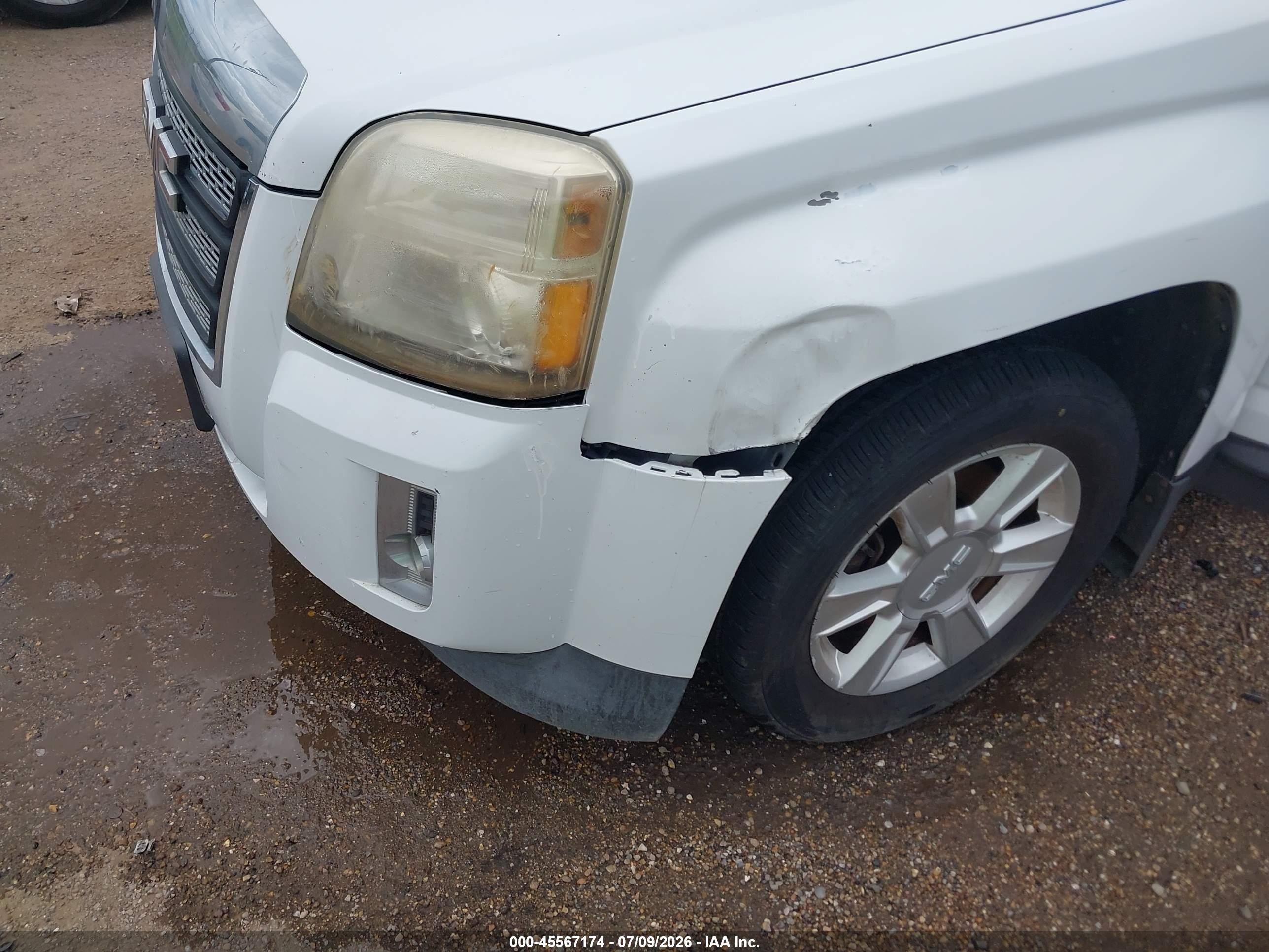 2011 Gmc Terrain Sle-1 White vin: 2CTALMEC9B6455367