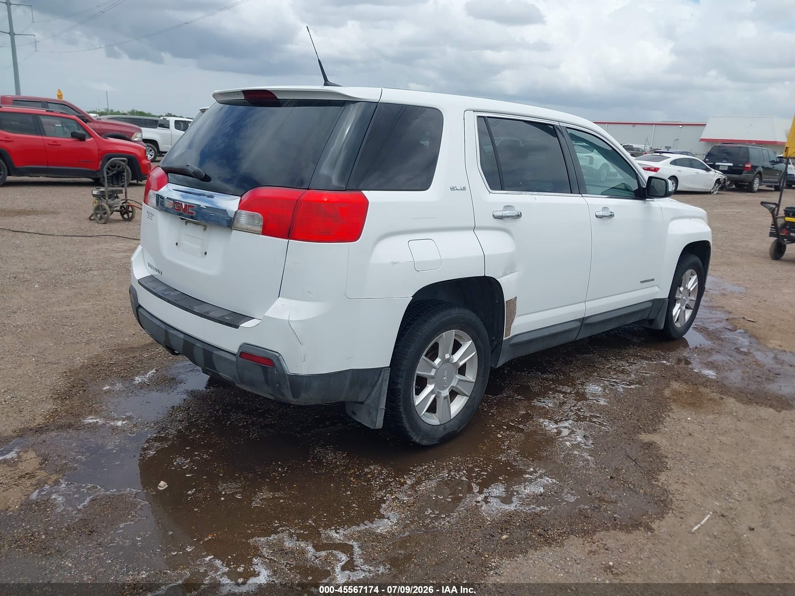 2011 Gmc Terrain Sle-1 White vin: 2CTALMEC9B6455367