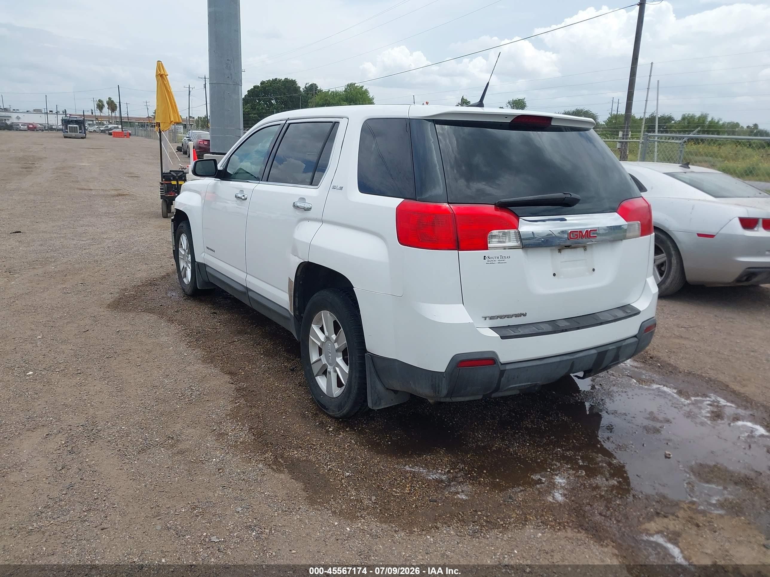2011 Gmc Terrain Sle-1 White vin: 2CTALMEC9B6455367