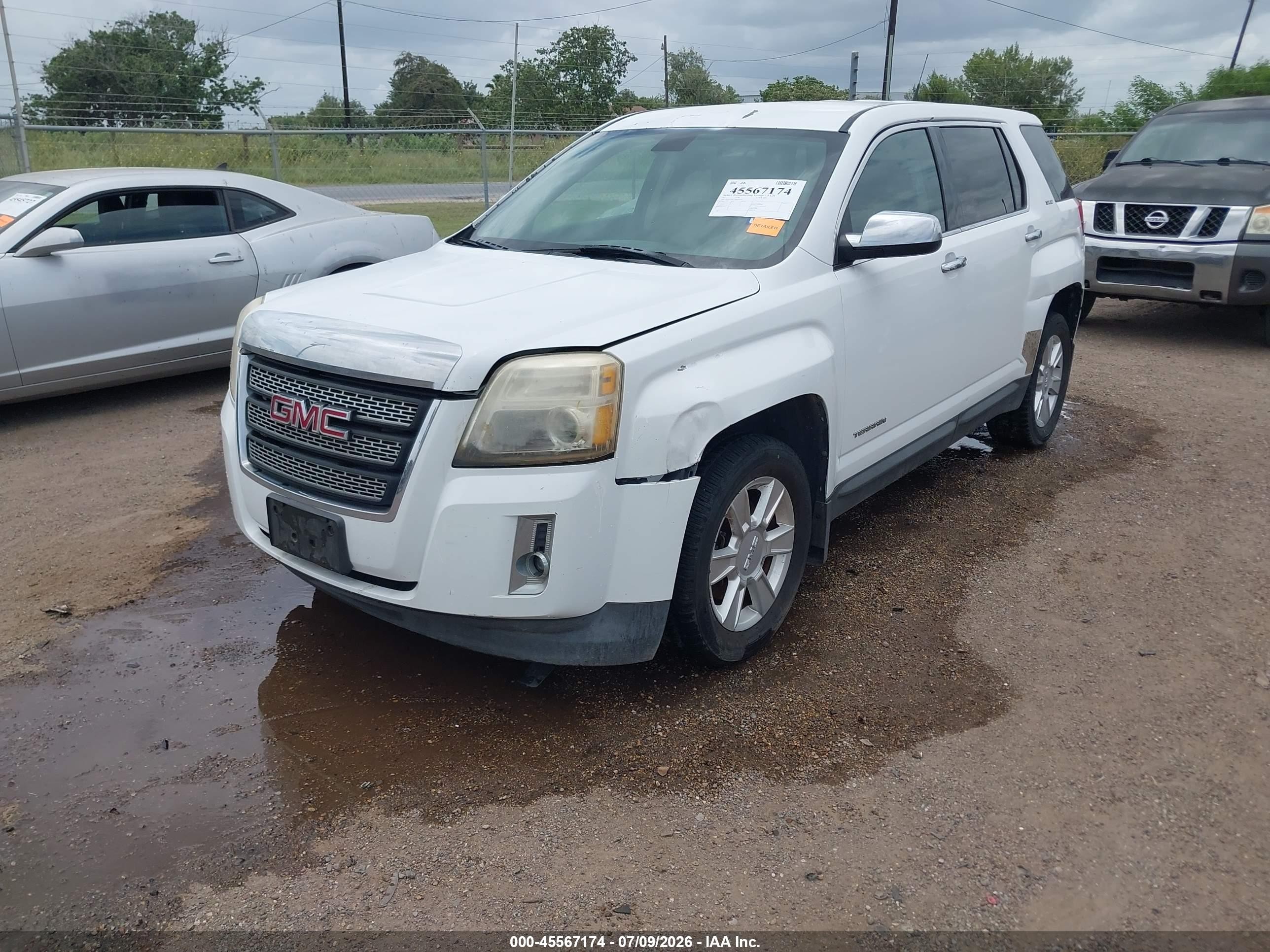 2011 Gmc Terrain Sle-1 White vin: 2CTALMEC9B6455367
