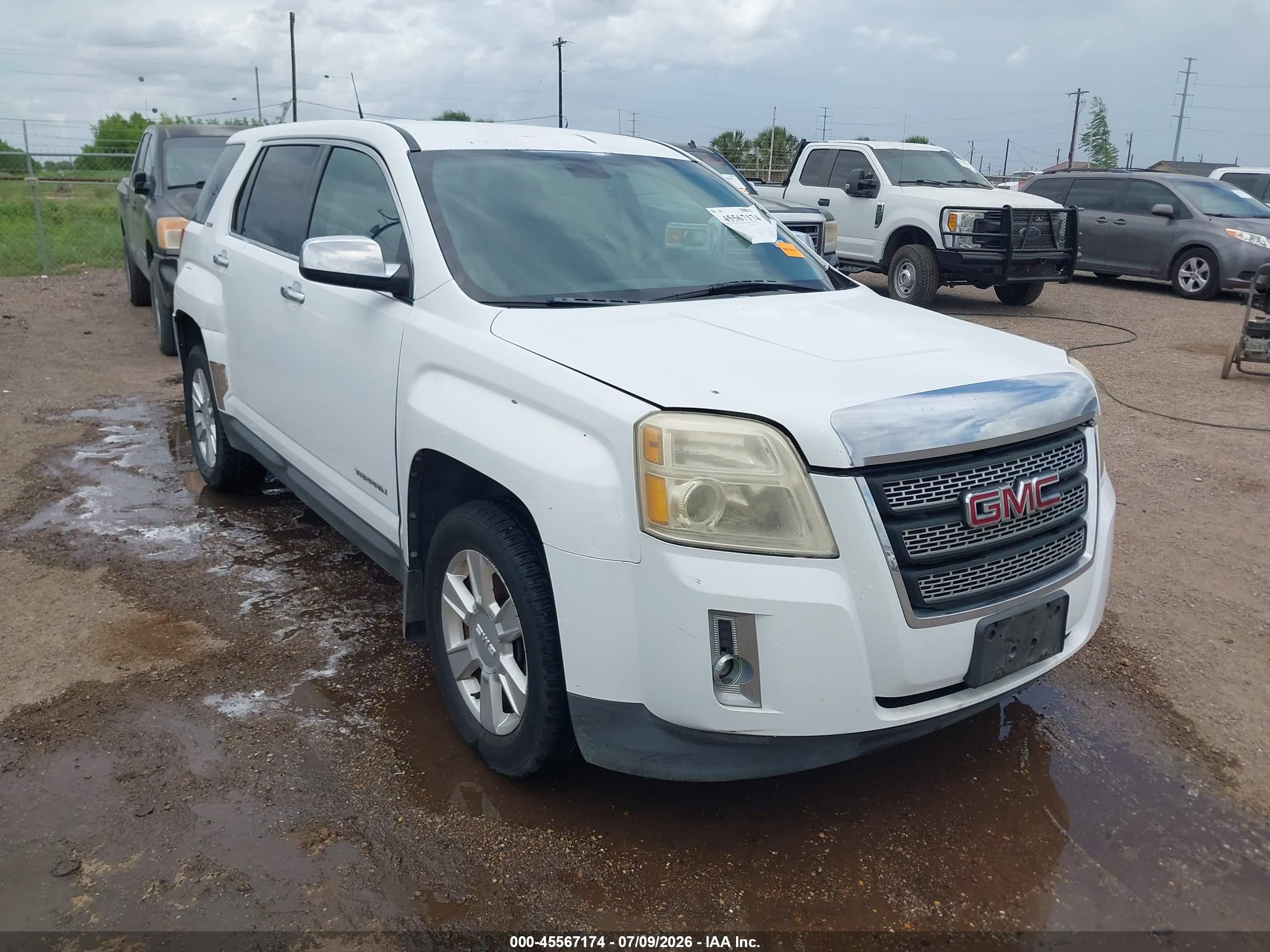 2011 Gmc Terrain Sle-1 White vin: 2CTALMEC9B6455367