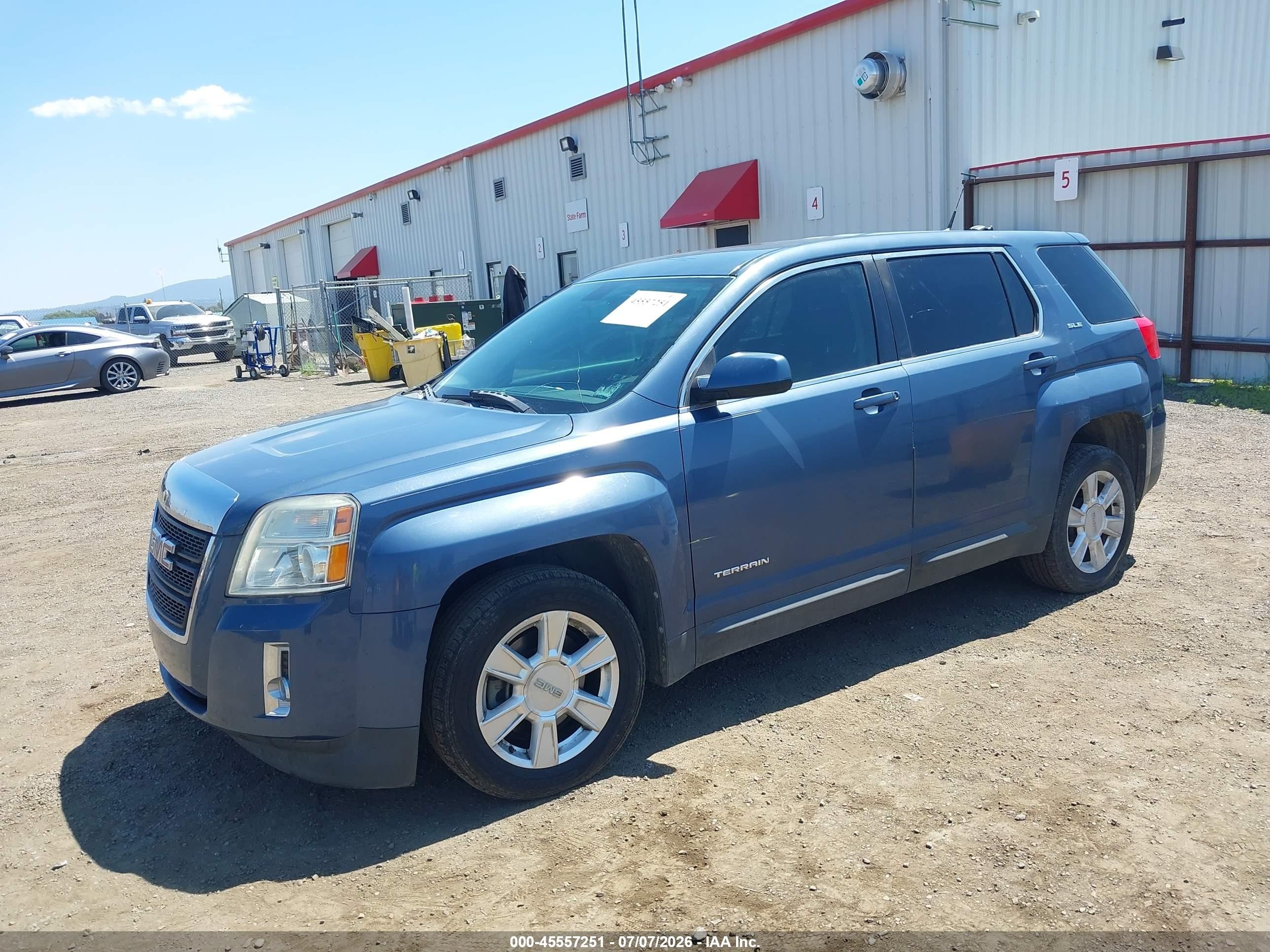 2011 Gmc Terrain Sle-1 Blue vin: 2CTALMECXB6288887