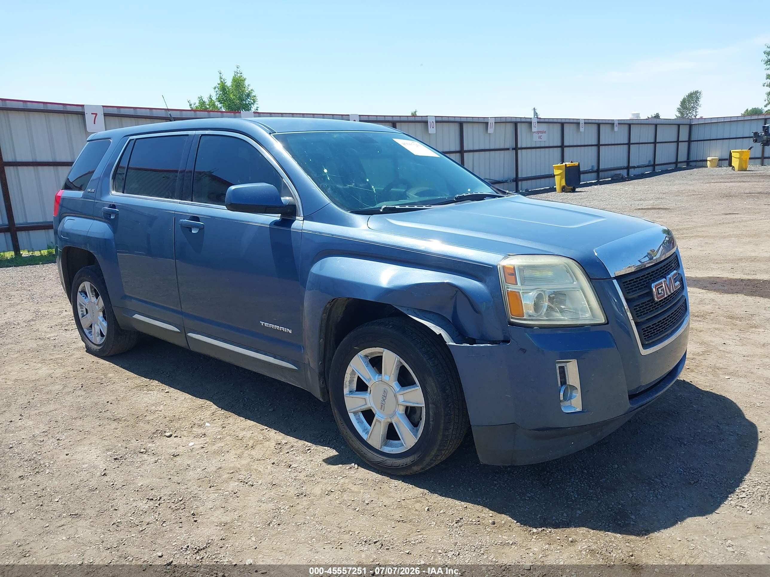2011 Gmc Terrain Sle-1 Blue vin: 2CTALMECXB6288887