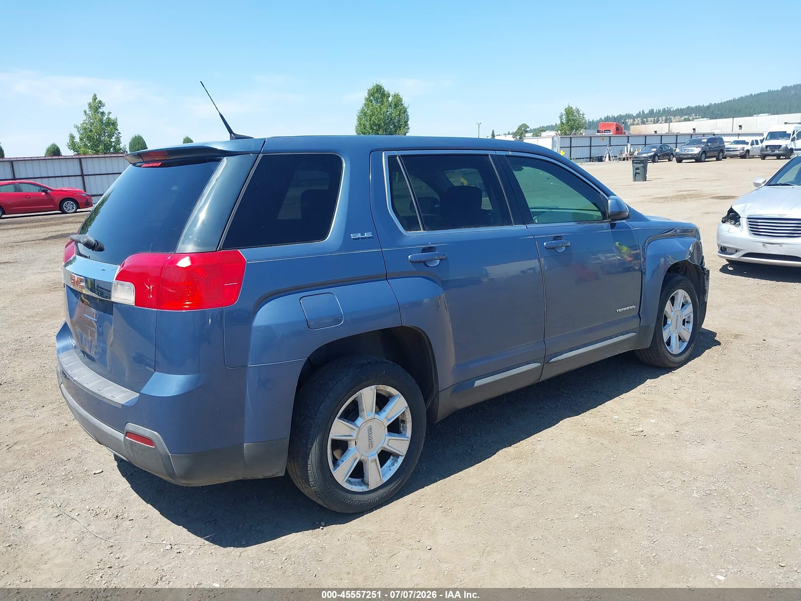 2011 Gmc Terrain Sle-1 Blue vin: 2CTALMECXB6288887