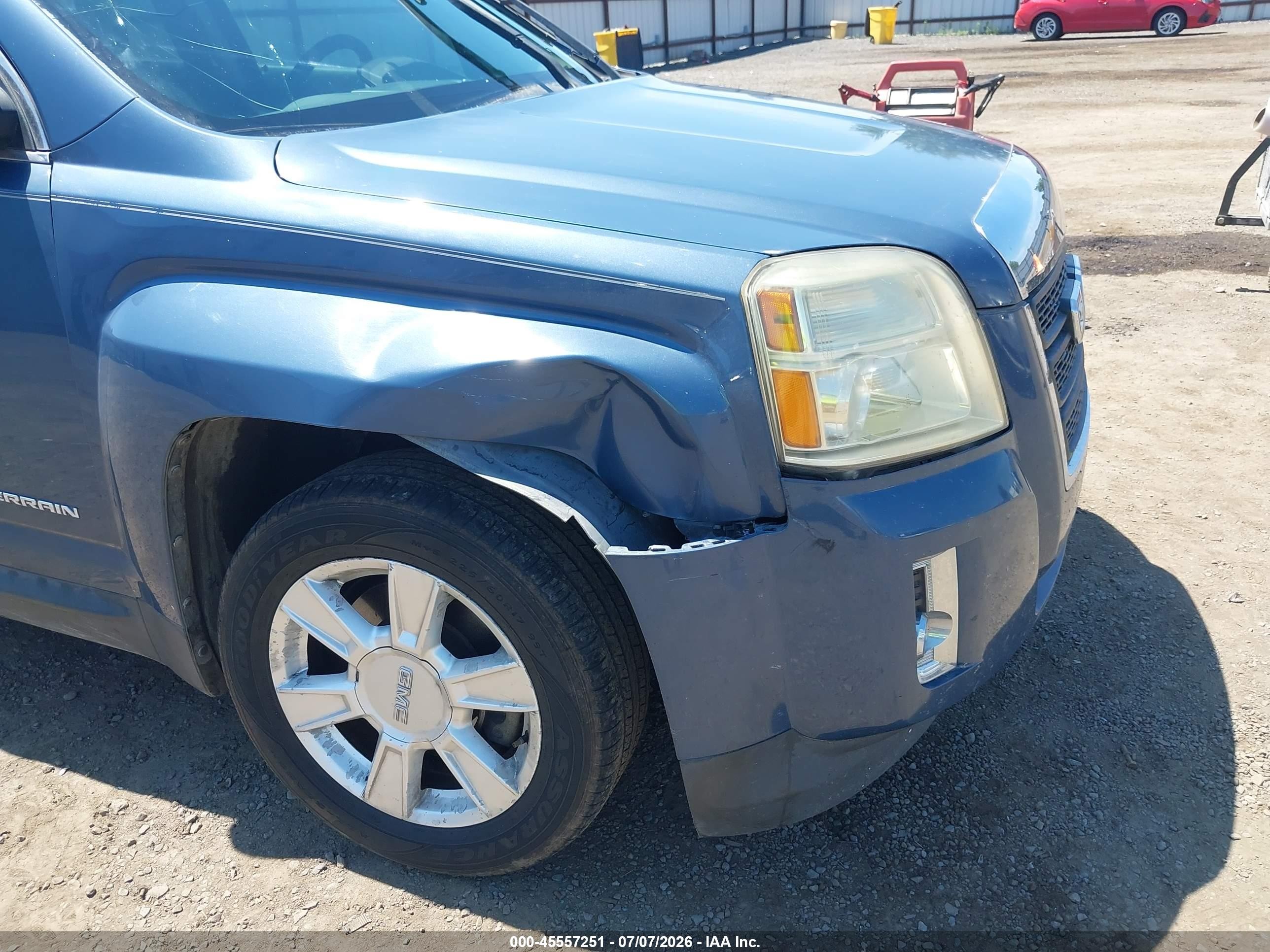 2011 Gmc Terrain Sle-1 Blue vin: 2CTALMECXB6288887