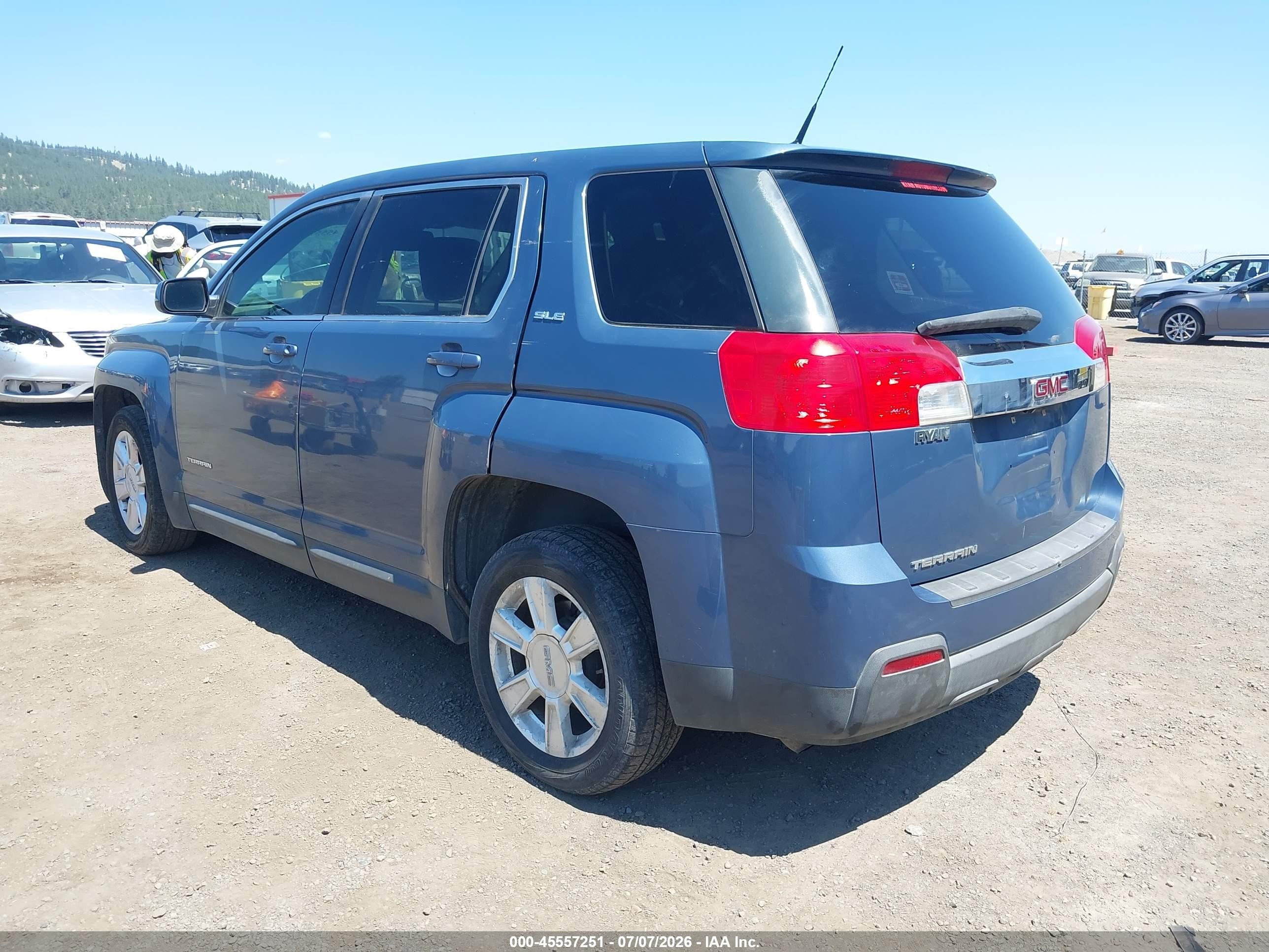 2011 Gmc Terrain Sle-1 Blue vin: 2CTALMECXB6288887