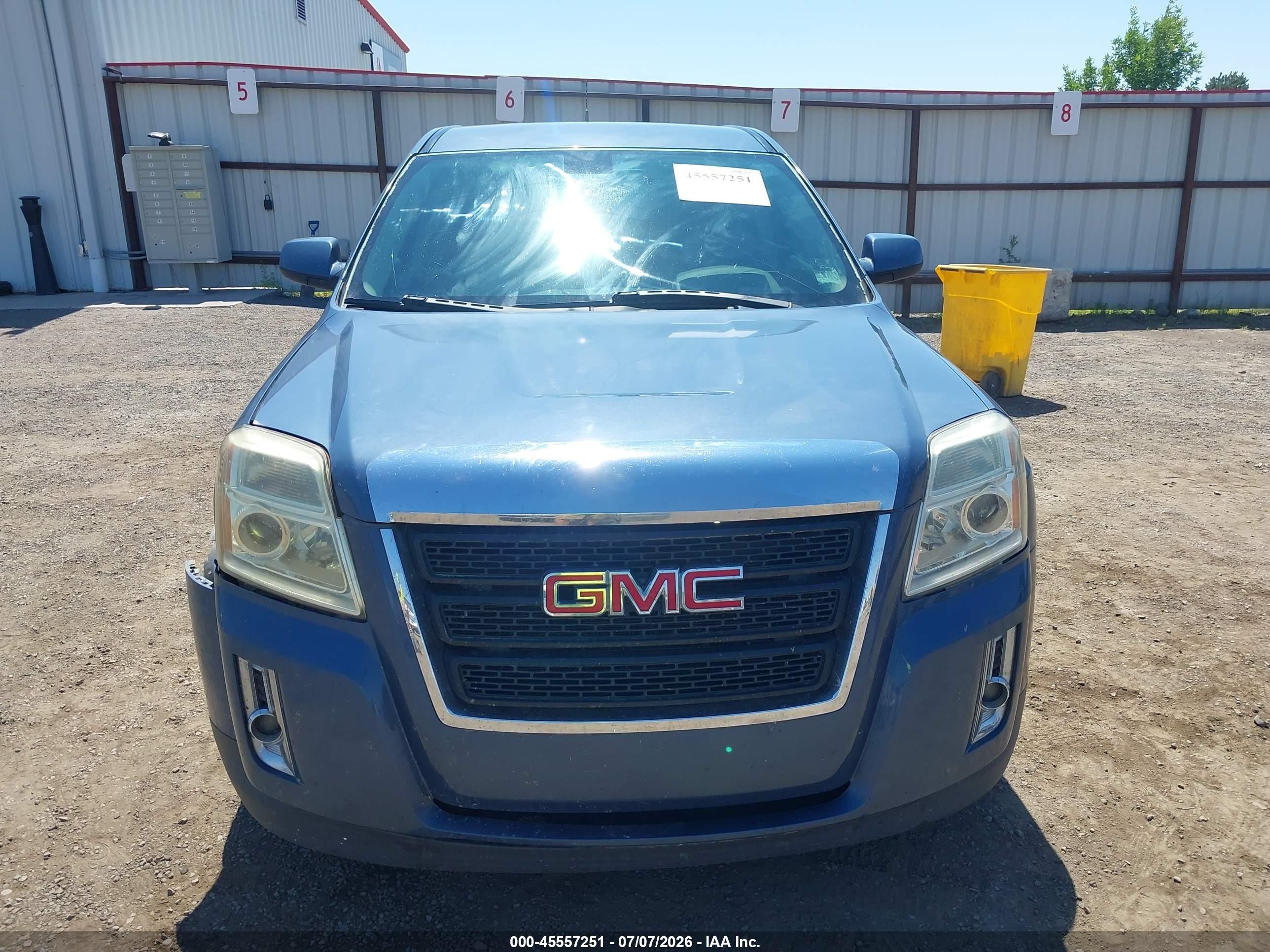2011 Gmc Terrain Sle-1 Blue vin: 2CTALMECXB6288887