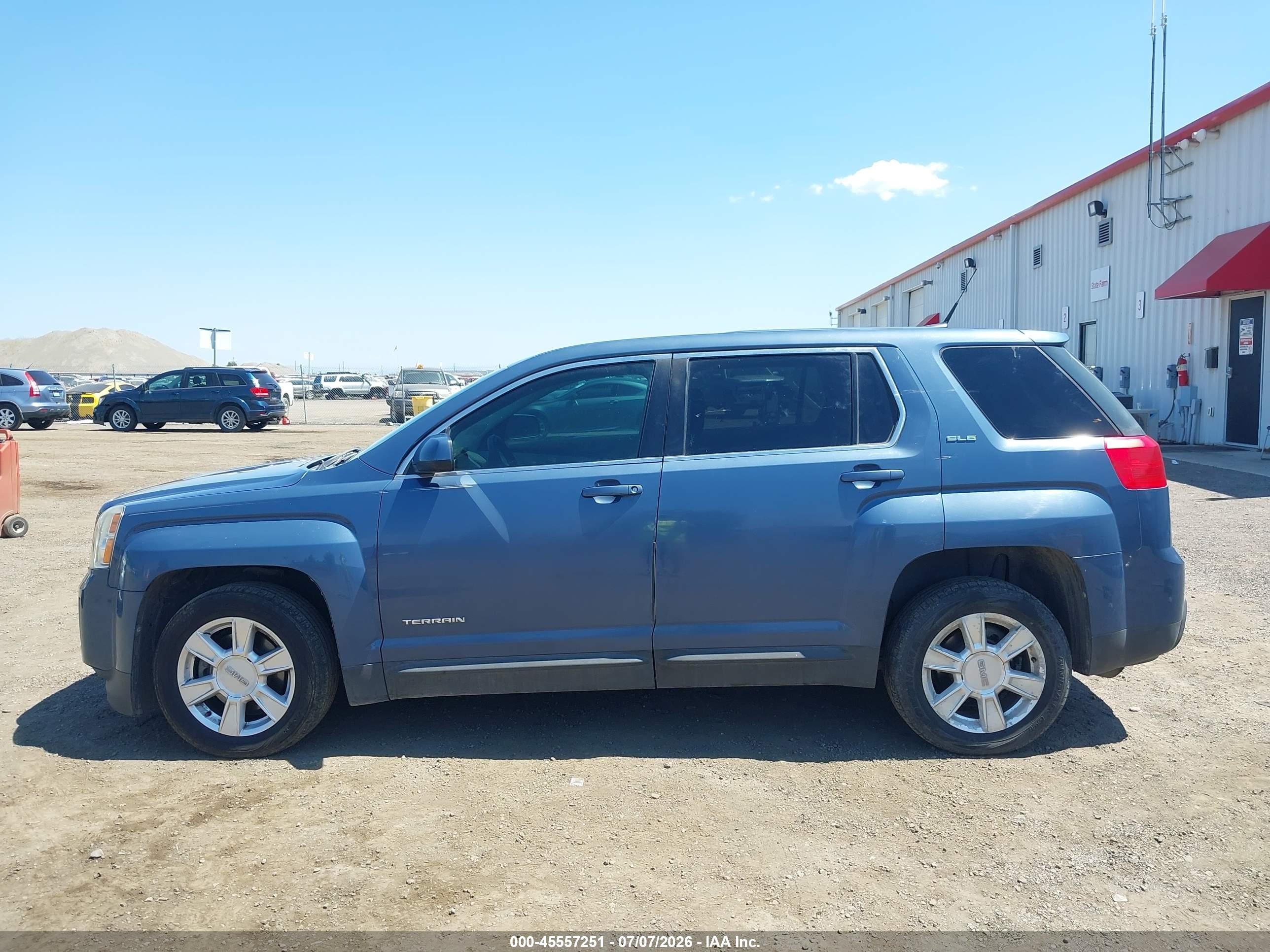 2011 Gmc Terrain Sle-1 Blue vin: 2CTALMECXB6288887