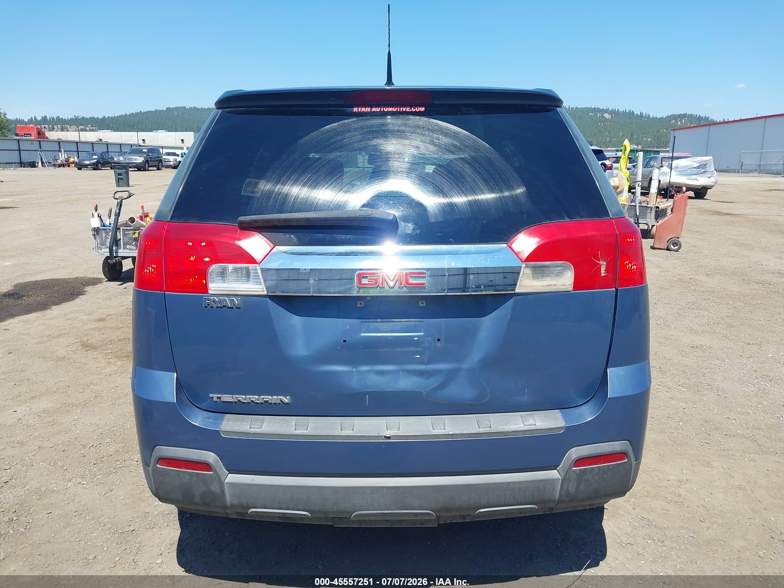 2011 Gmc Terrain Sle-1 Blue vin: 2CTALMECXB6288887
