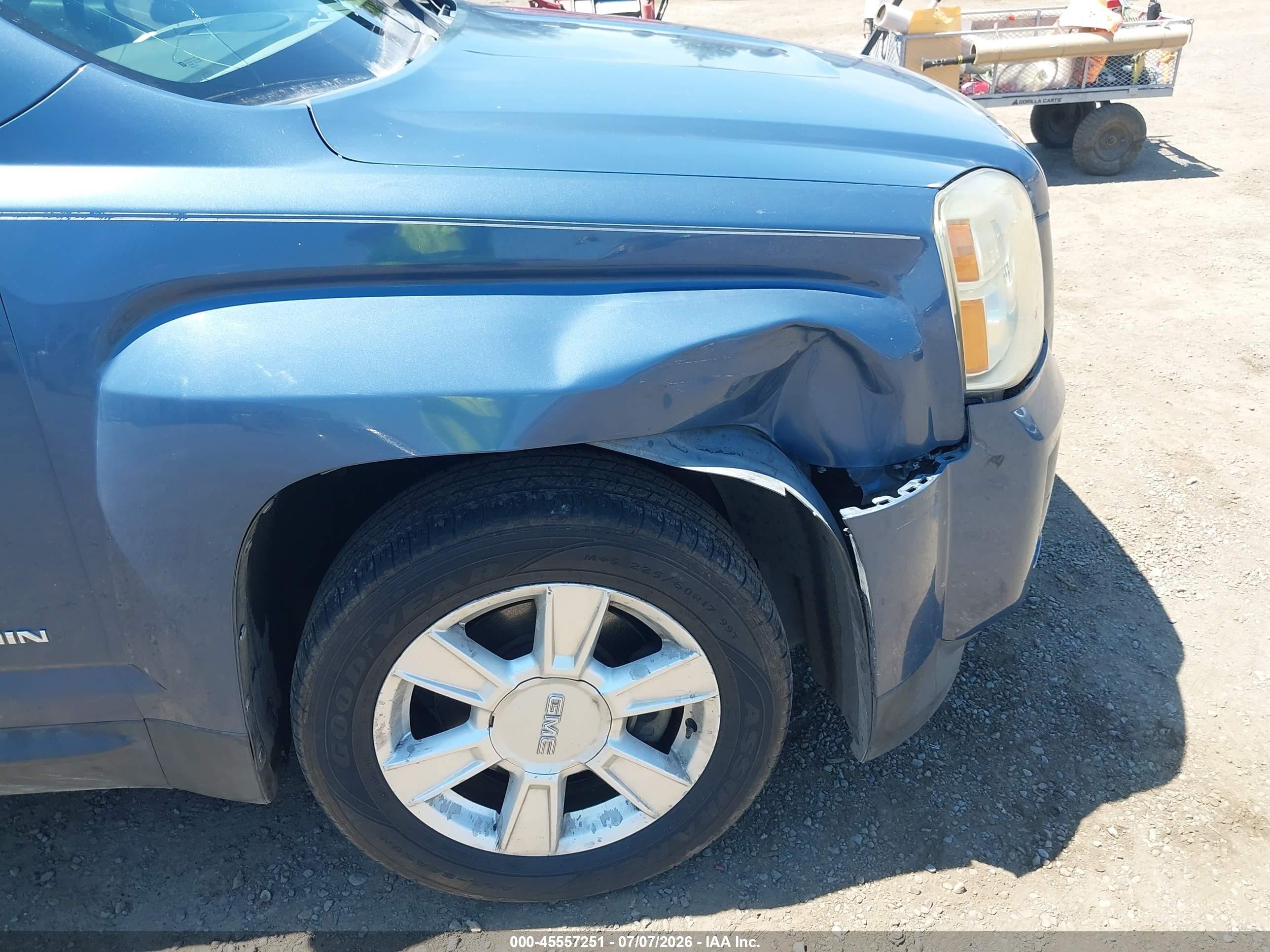 2011 Gmc Terrain Sle-1 Blue vin: 2CTALMECXB6288887