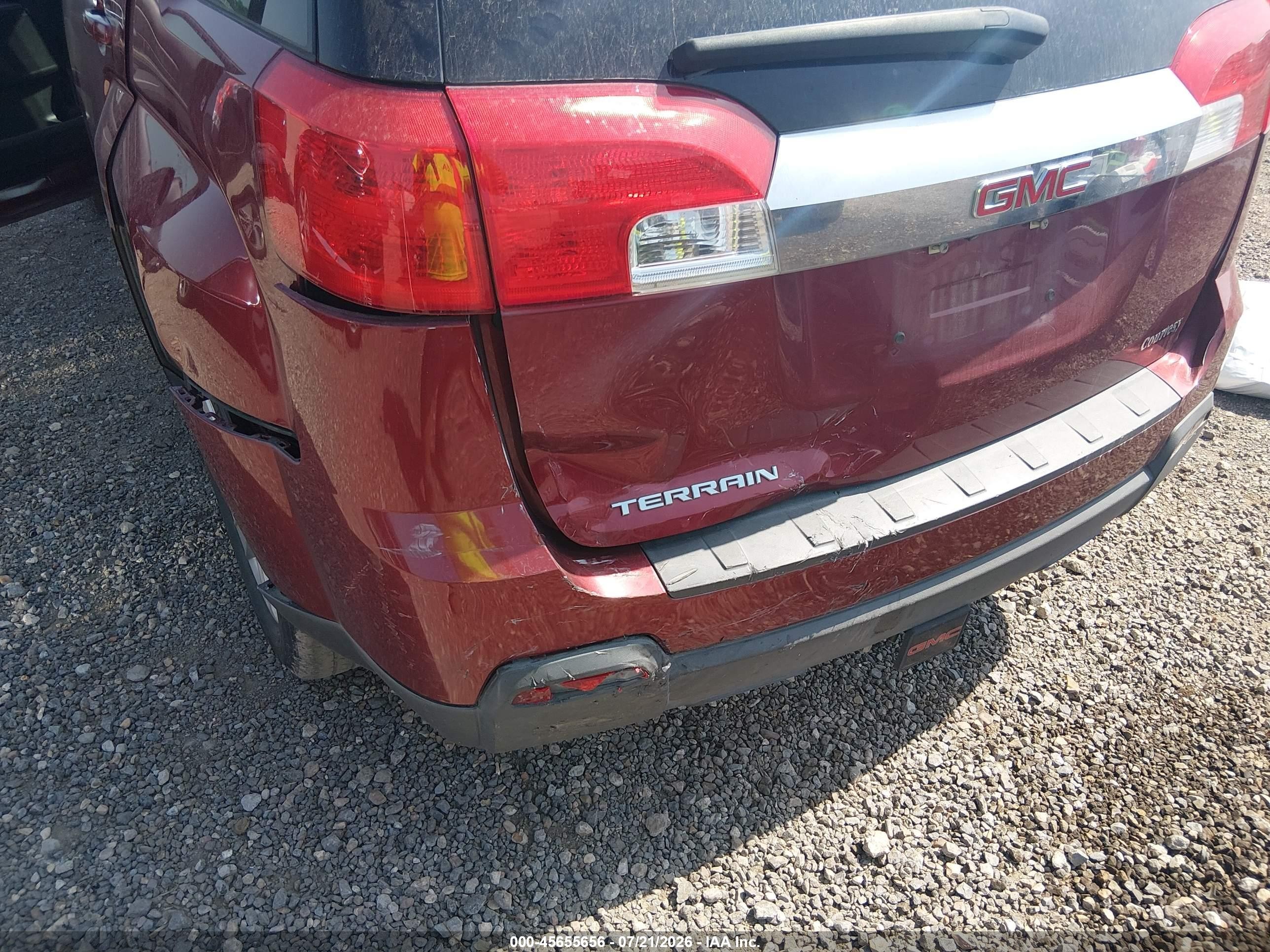 2011 Gmc Terrain Sle-1 Красный vin: 2CTALMECXB6334668