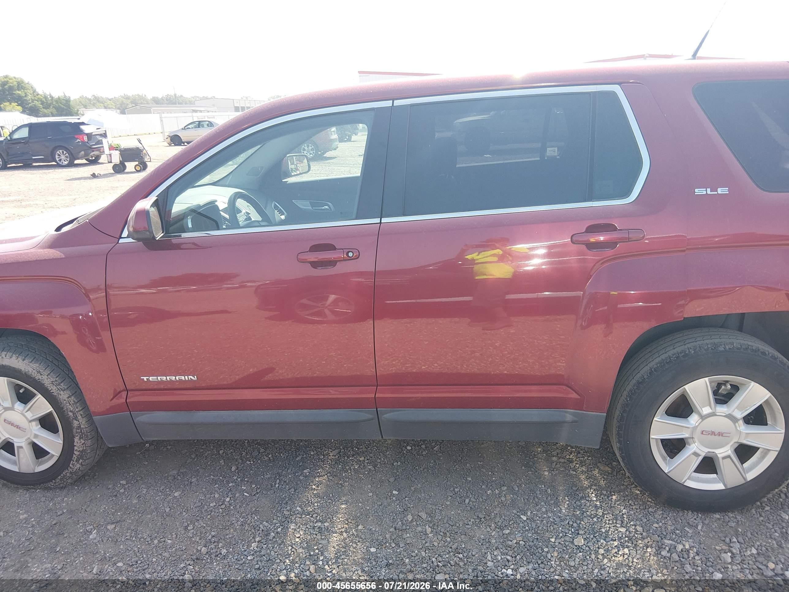 2011 Gmc Terrain Sle-1 Красный vin: 2CTALMECXB6334668