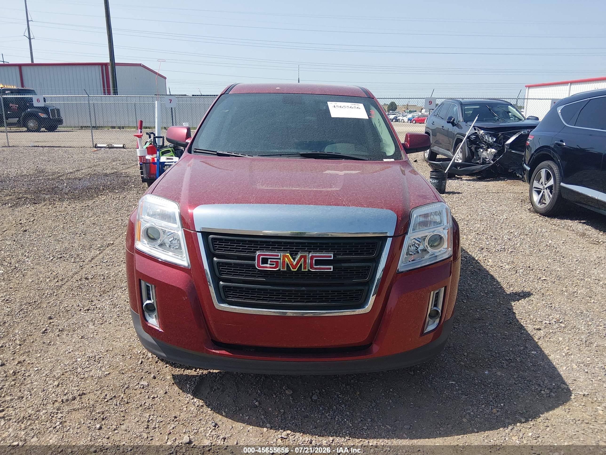 2011 Gmc Terrain Sle-1 Красный vin: 2CTALMECXB6334668