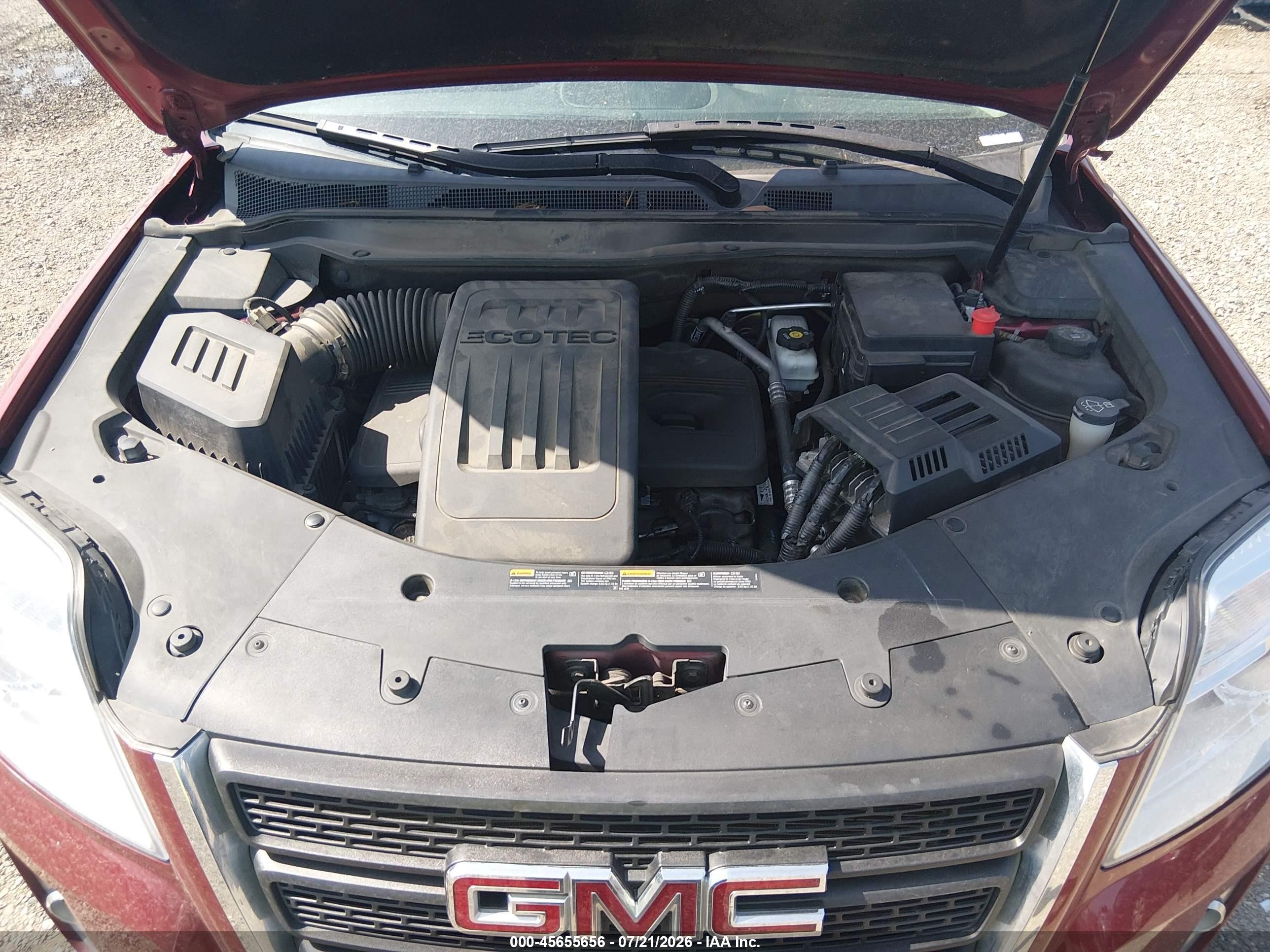 2011 Gmc Terrain Sle-1 Красный vin: 2CTALMECXB6334668