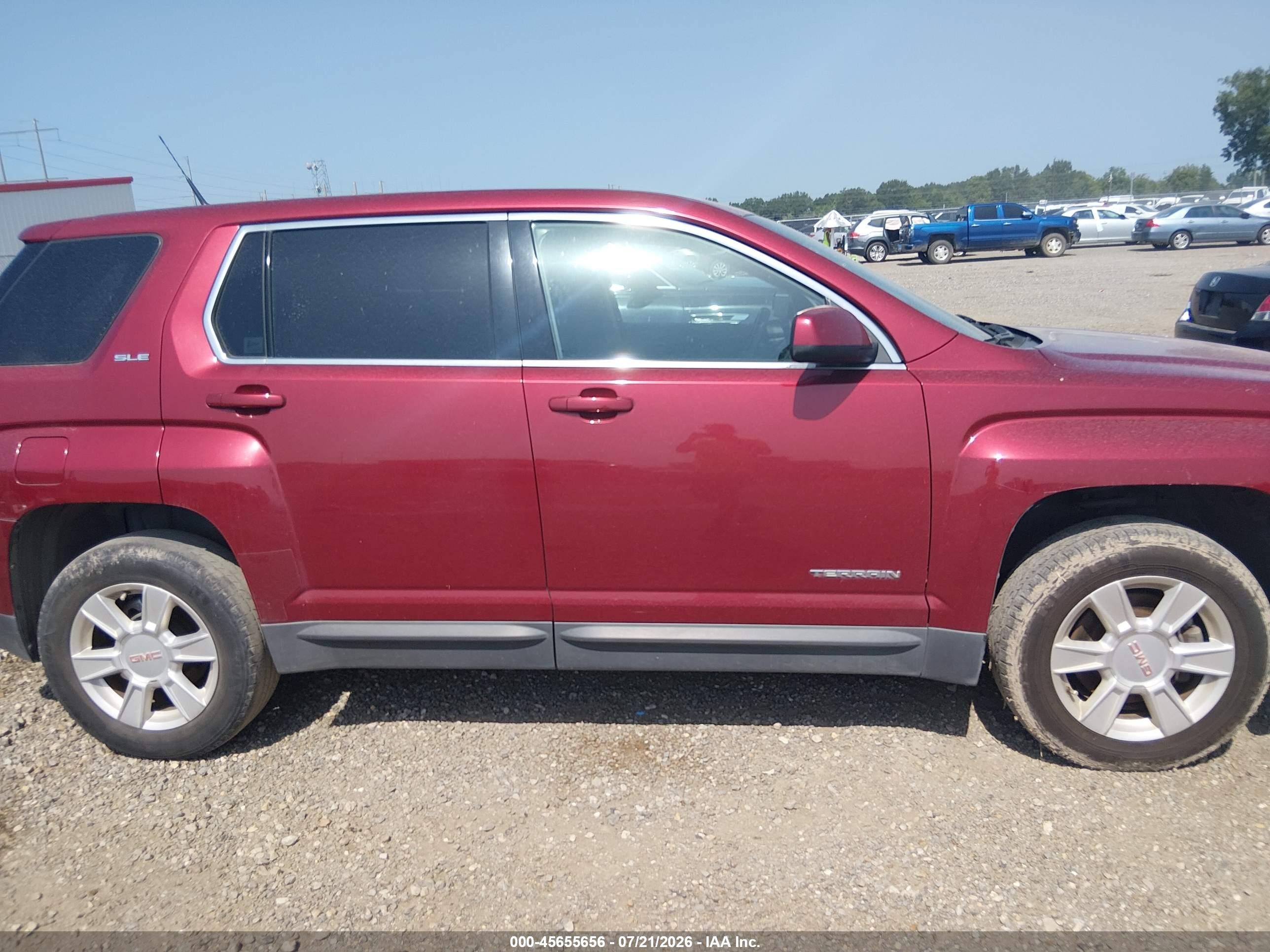 2011 Gmc Terrain Sle-1 Красный vin: 2CTALMECXB6334668