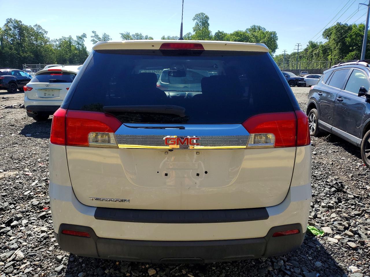 2011 Gmc Terrain Sle White vin: 2CTALMECXB6392893