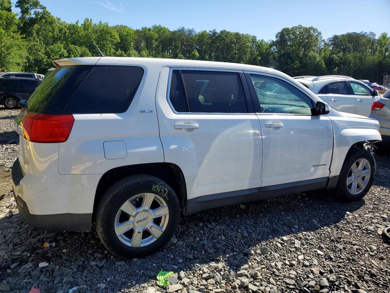 2011 Gmc Terrain Sle White vin: 2CTALMECXB6392893
