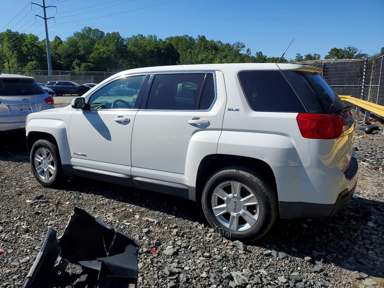 2011 Gmc Terrain Sle White vin: 2CTALMECXB6392893