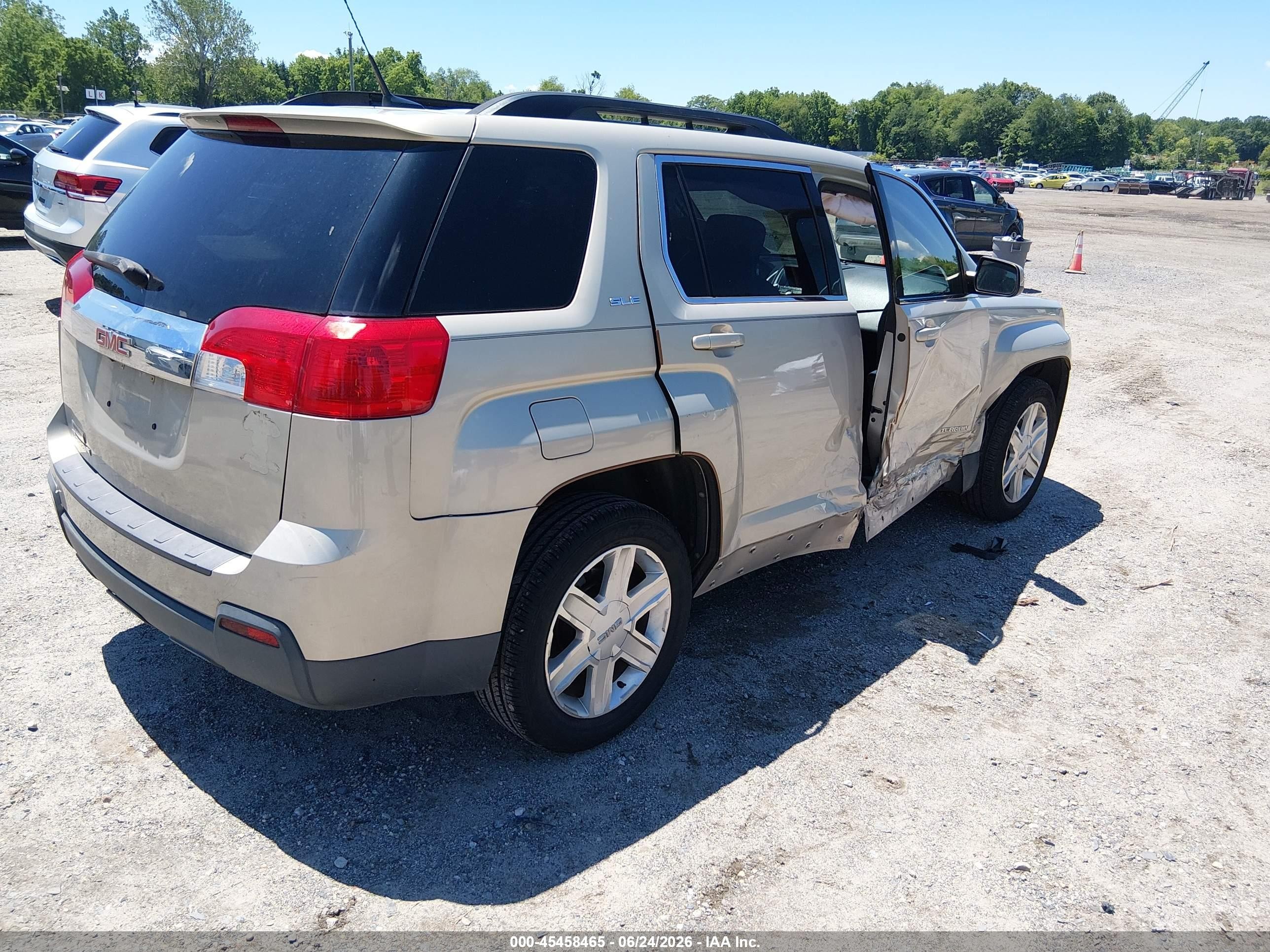 2011 Gmc Terrain Sle-2 Бежевый vin: 2CTALSEC0B6452054