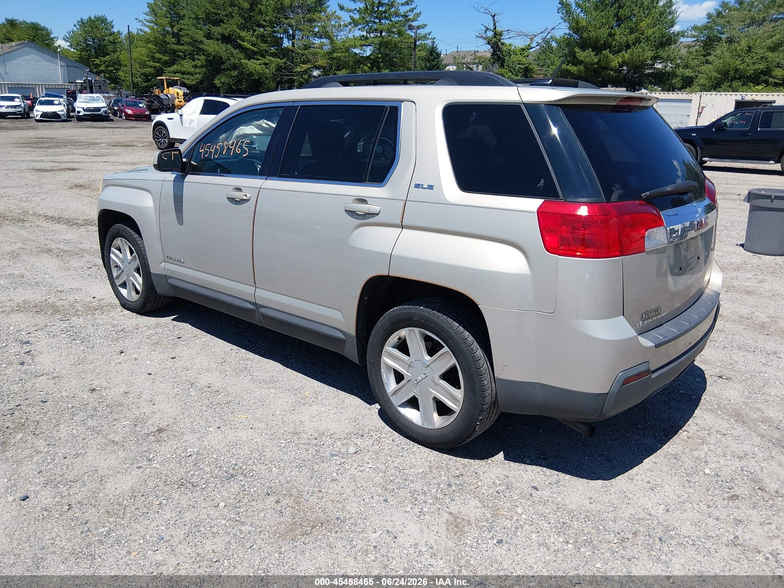 2011 Gmc Terrain Sle-2 Бежевый vin: 2CTALSEC0B6452054